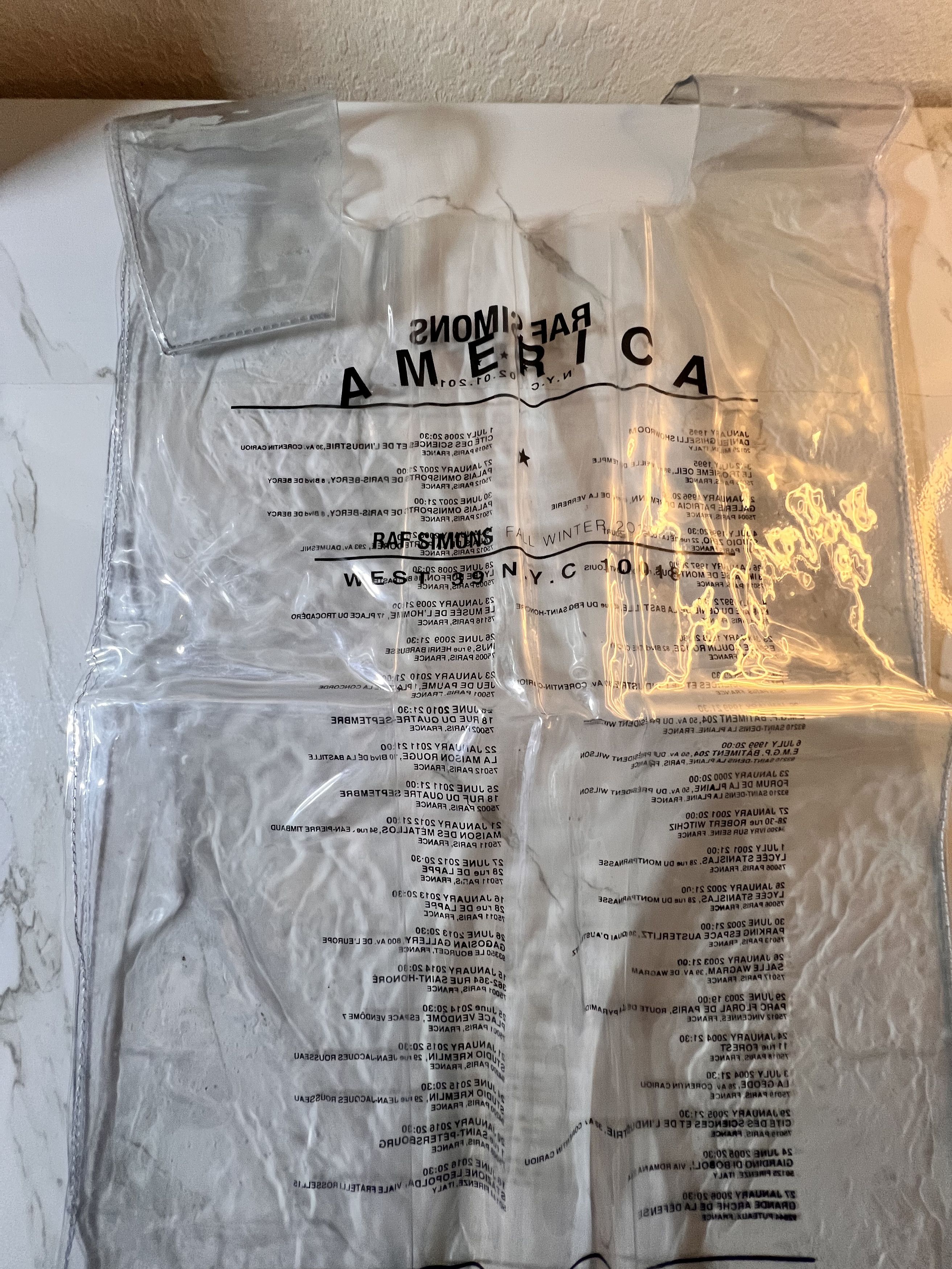Raf Simons Raf Simons Transparent Shopping Bag Size ONE SIZE - 4 Thumbnail