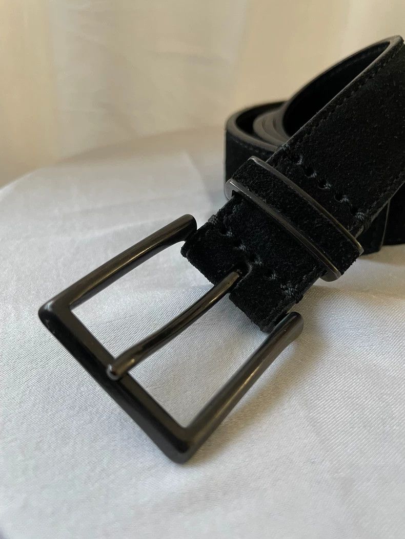 Yohji Yamamoto Yohji Yamamoto Leather calfskin leather belt Size ONE SIZE - 2 Thumbnail