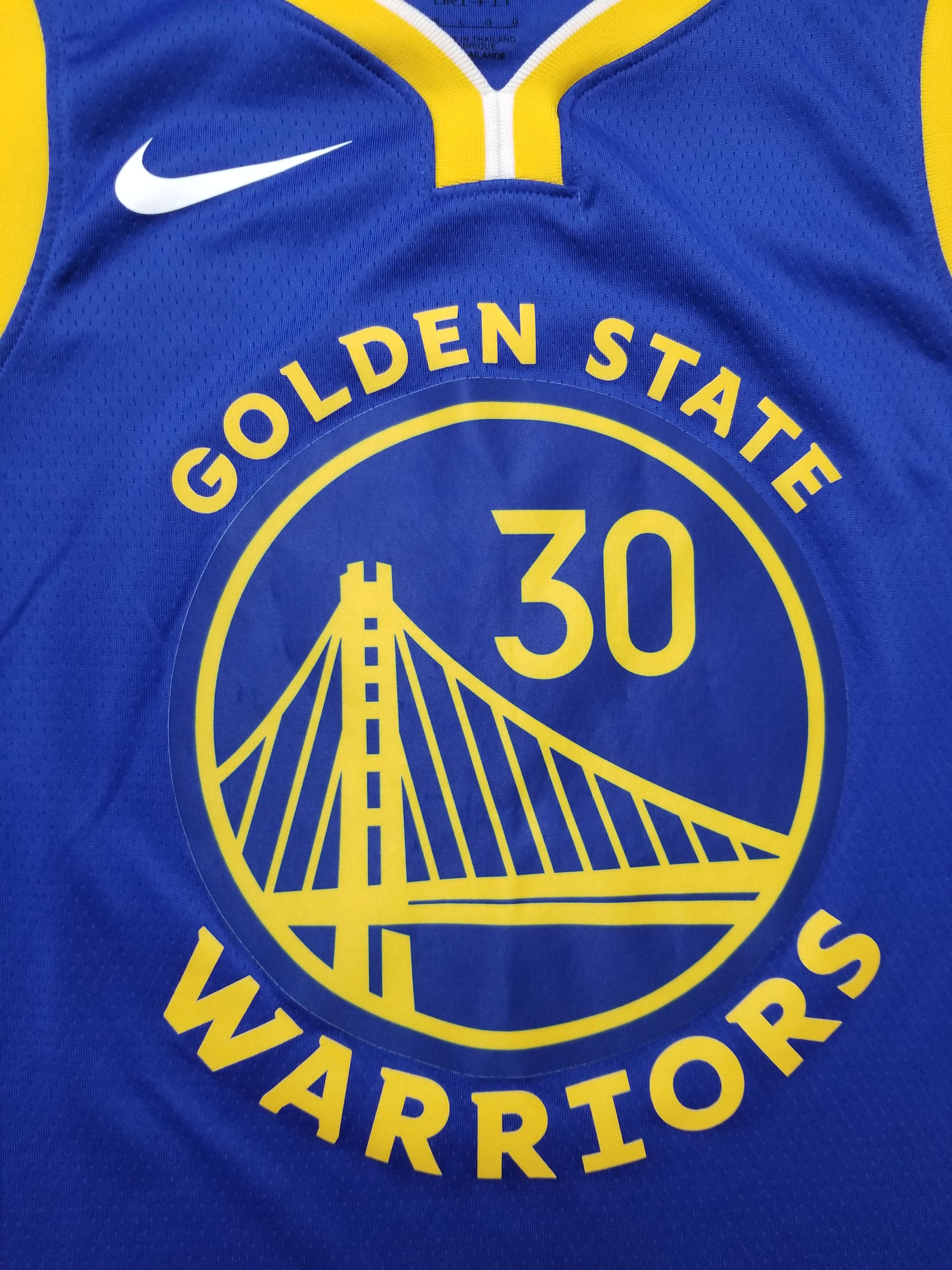 Nike Stephen Curry #30 Nike Golden State Warriors Swingman Jersey Size US L / EU 52-54 / 3 - 16 Thumbnail