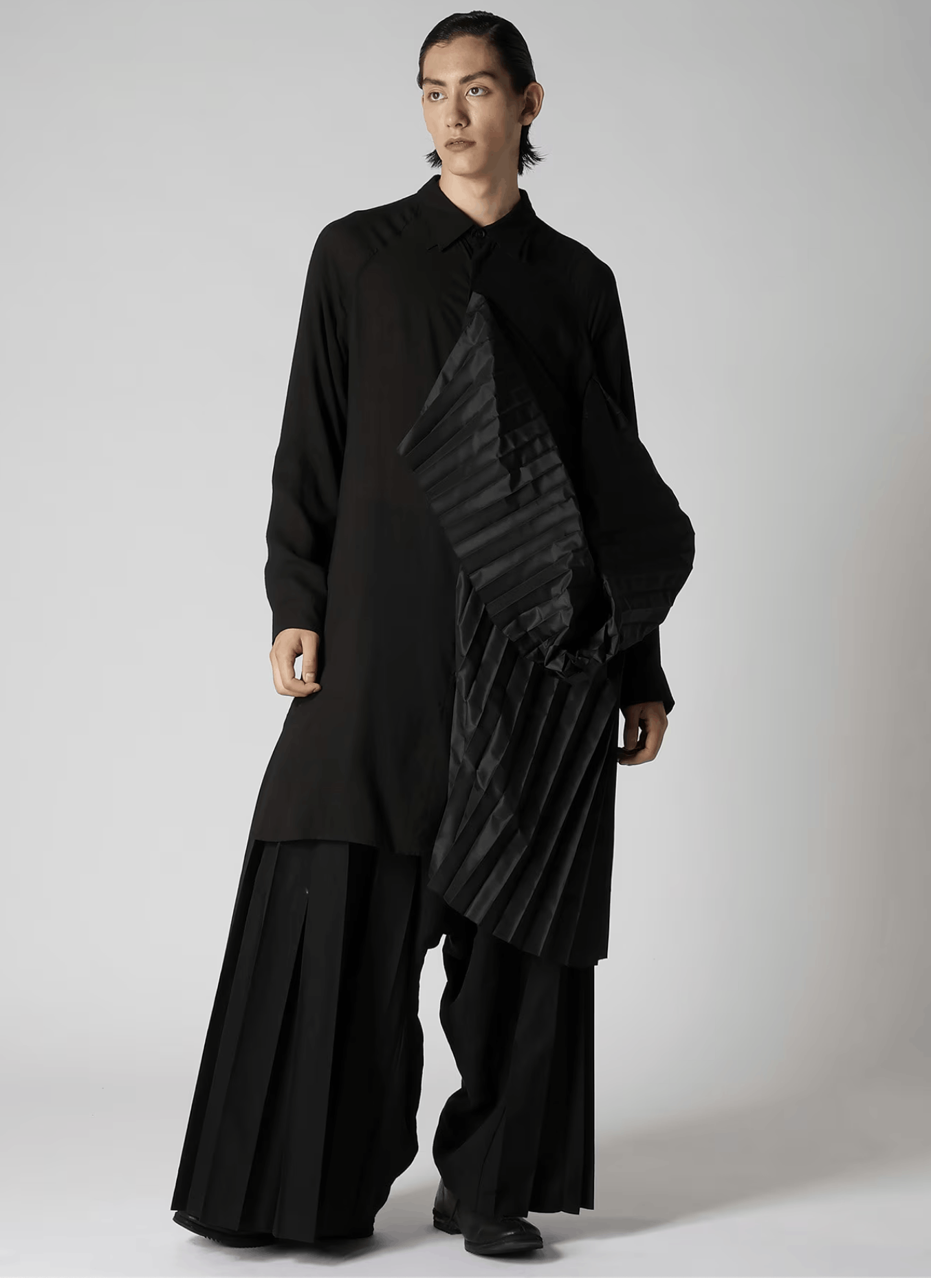 Yohji Yamamoto Yohji Yamamoto Pour Homme - PLEATED SAROUEL PANTS Size US 30 / EU 46 - 17 Thumbnail