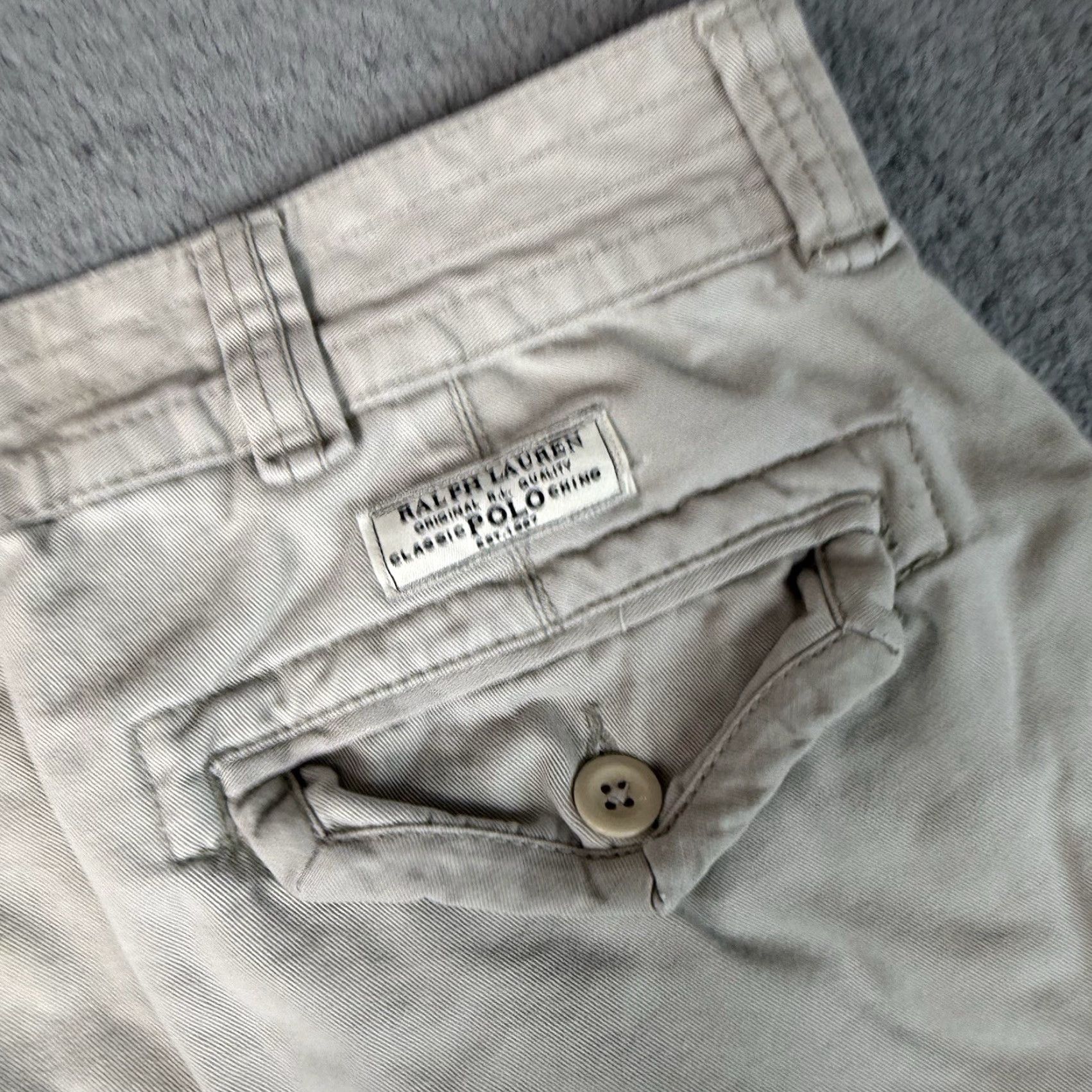 Polo Ralph Lauren VINTAGE Polo Ralph Lauren Cargo Shorts Mens 40 Beige Cargo Pocket Regular 90s Outdoor Preppy Size US L / EU 52-54 / 3 - 6 Thumbnail