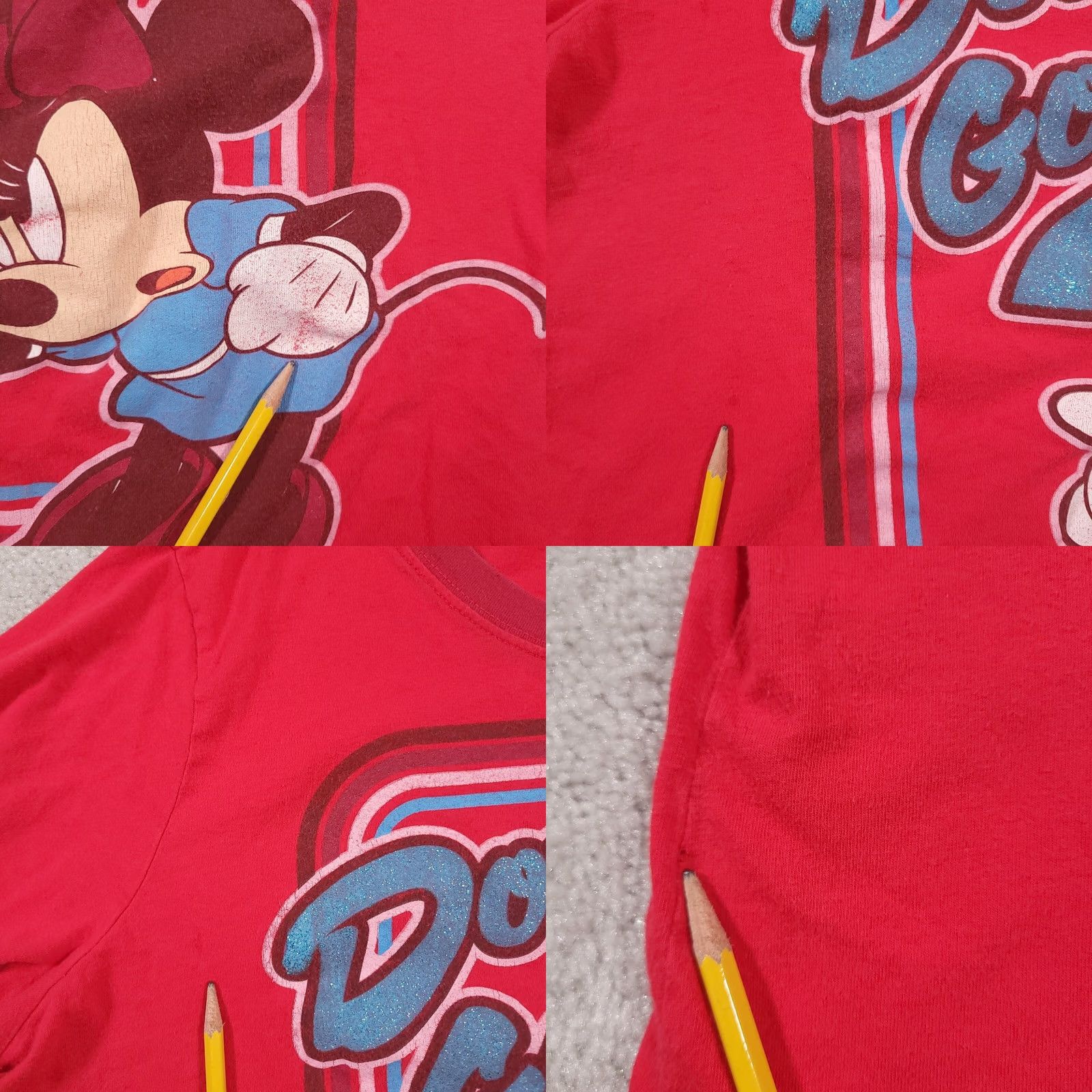 Disney Disney Minnie Mouse T-Shirt Women's 2X Short Sleeve Graphic Red Size XXL / US 16-18 / IT 52-54 - 8 Thumbnail