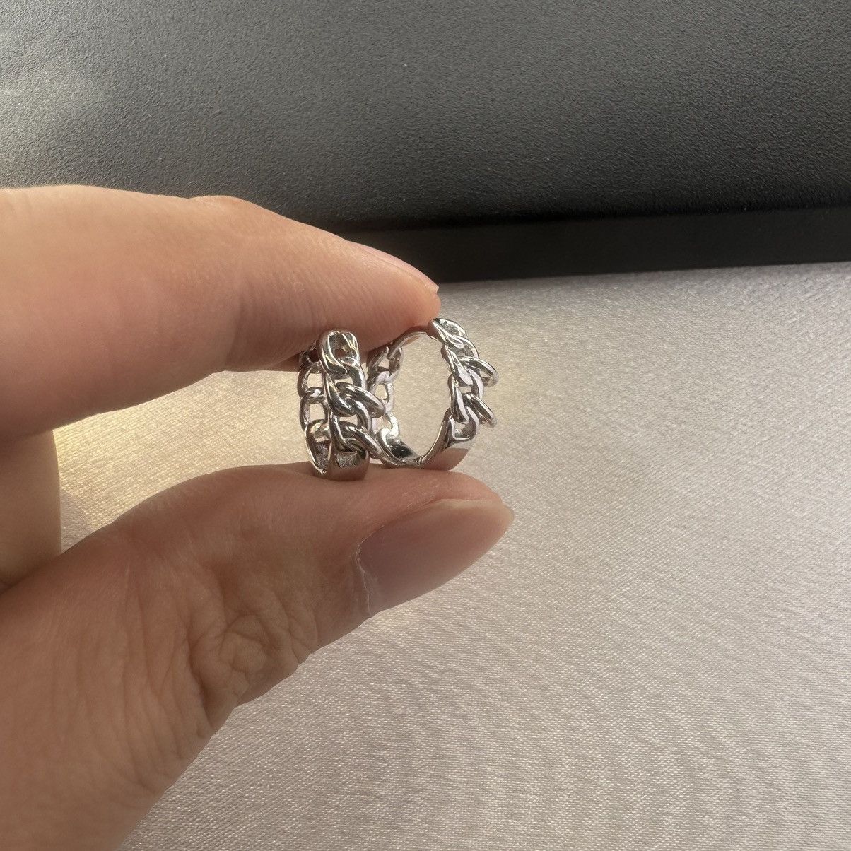 Other Small Hoop Earrings for Men Women Streetwear Unisex Style Size ONE SIZE - 4 Thumbnail