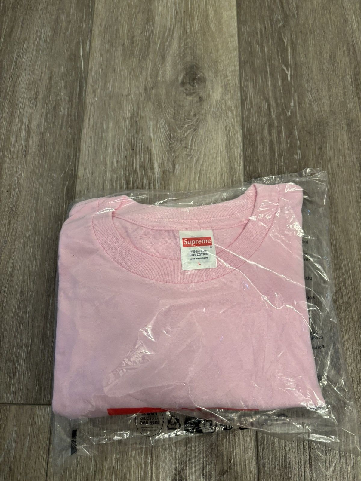 Supreme Supreme Arabic Box Logo Tee Pink IN HAND!! Size US L / EU 52-54 / 3 - 2 Thumbnail