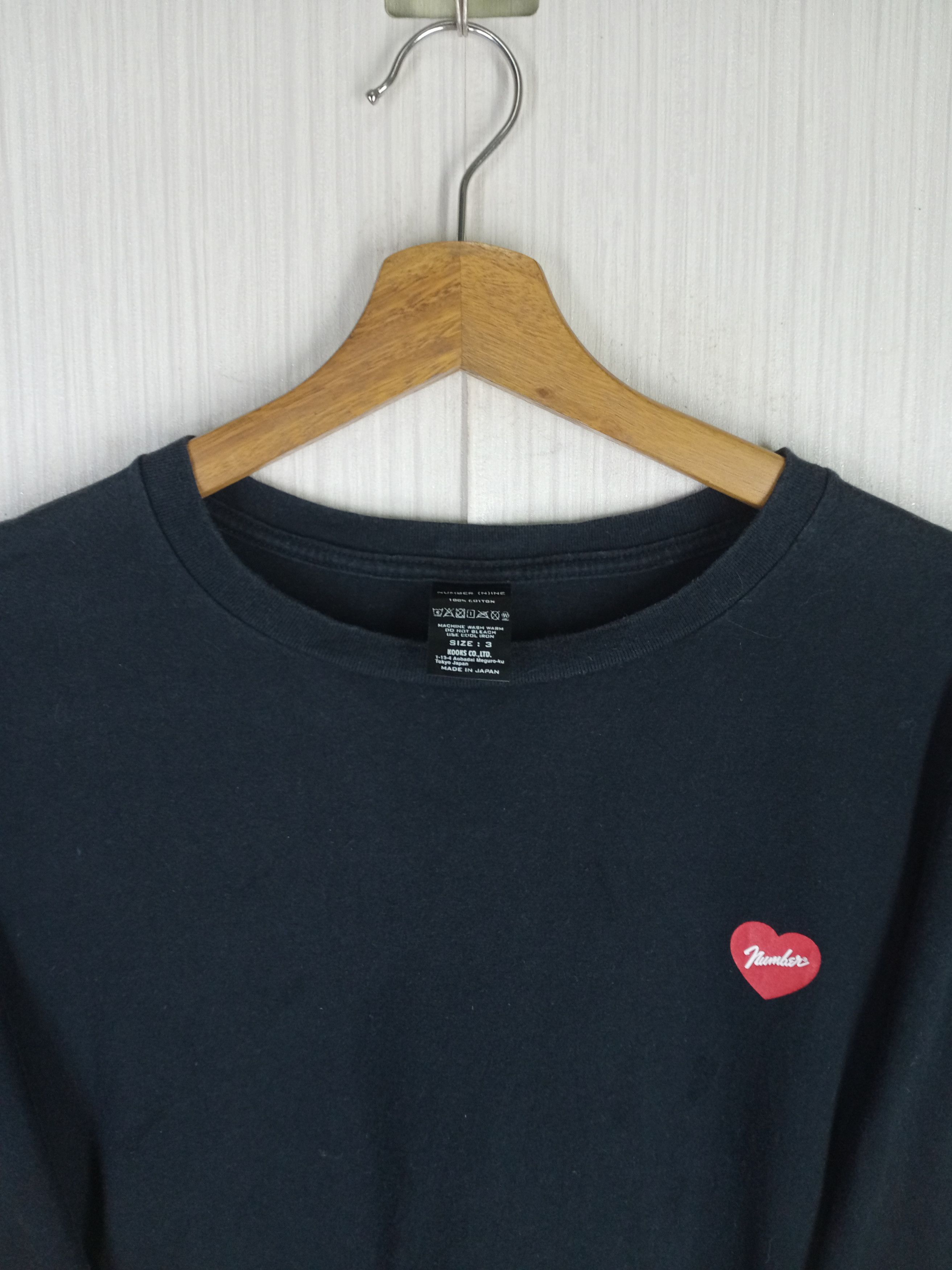 Number (N)ine Rare Number Nine Long Sleeve Tshirt Size US M / EU 48-50 / 2 - 6 Thumbnail