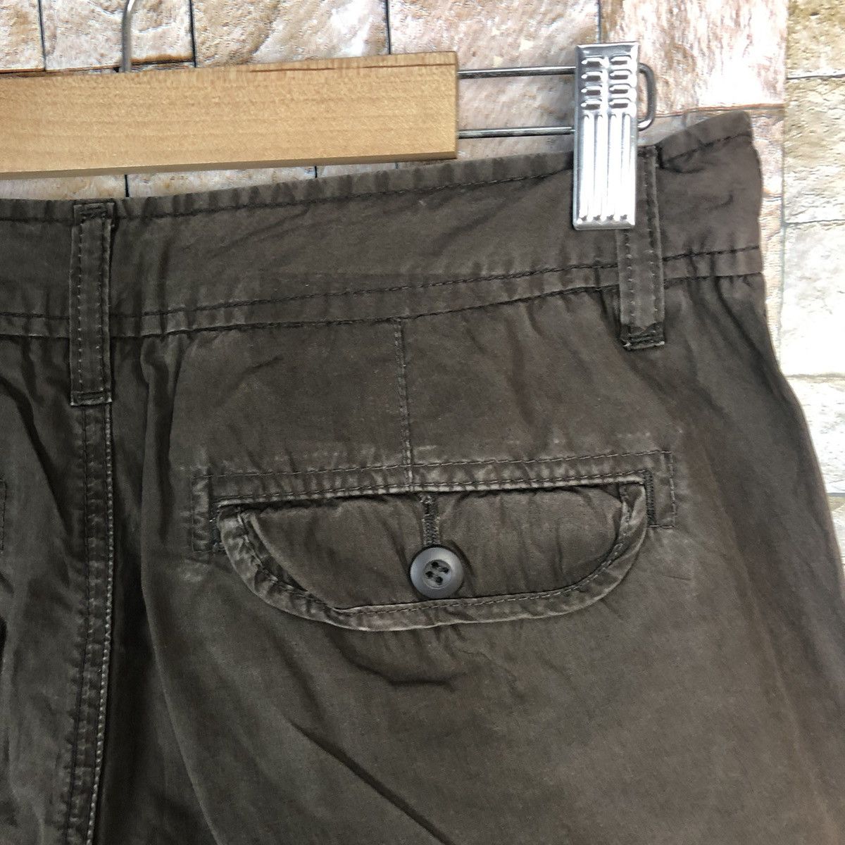 Uniqlo × Vintage Uniqlo vintage Dark Brown Cropped Pants #A325 Size 26" / US 2 / IT 38 - 20 Thumbnail