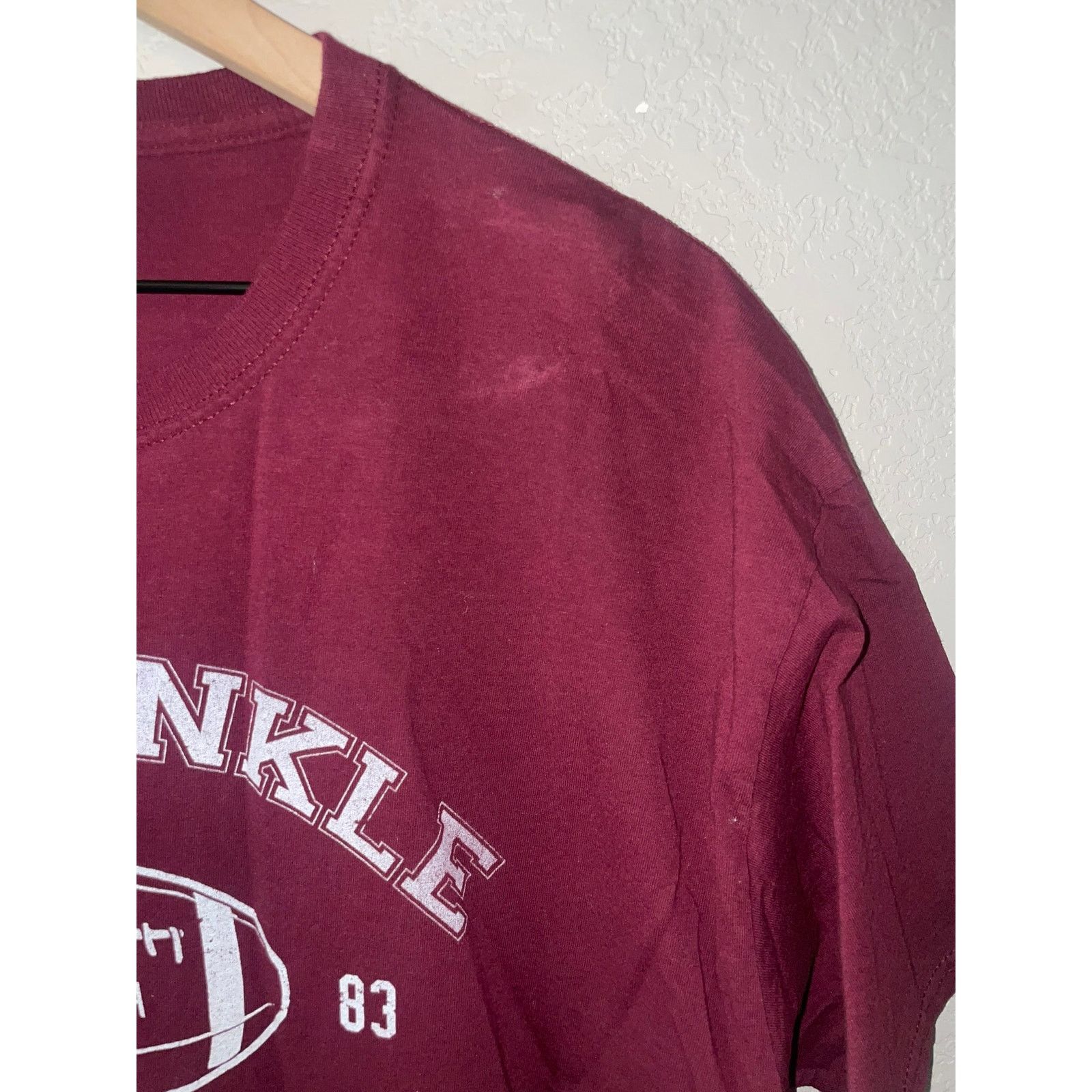 Jerzees Vintage Ace Ventura Shirt Ray Finkle Football Tee XL movie Size US XL / EU 56 / 4 - 6 Thumbnail