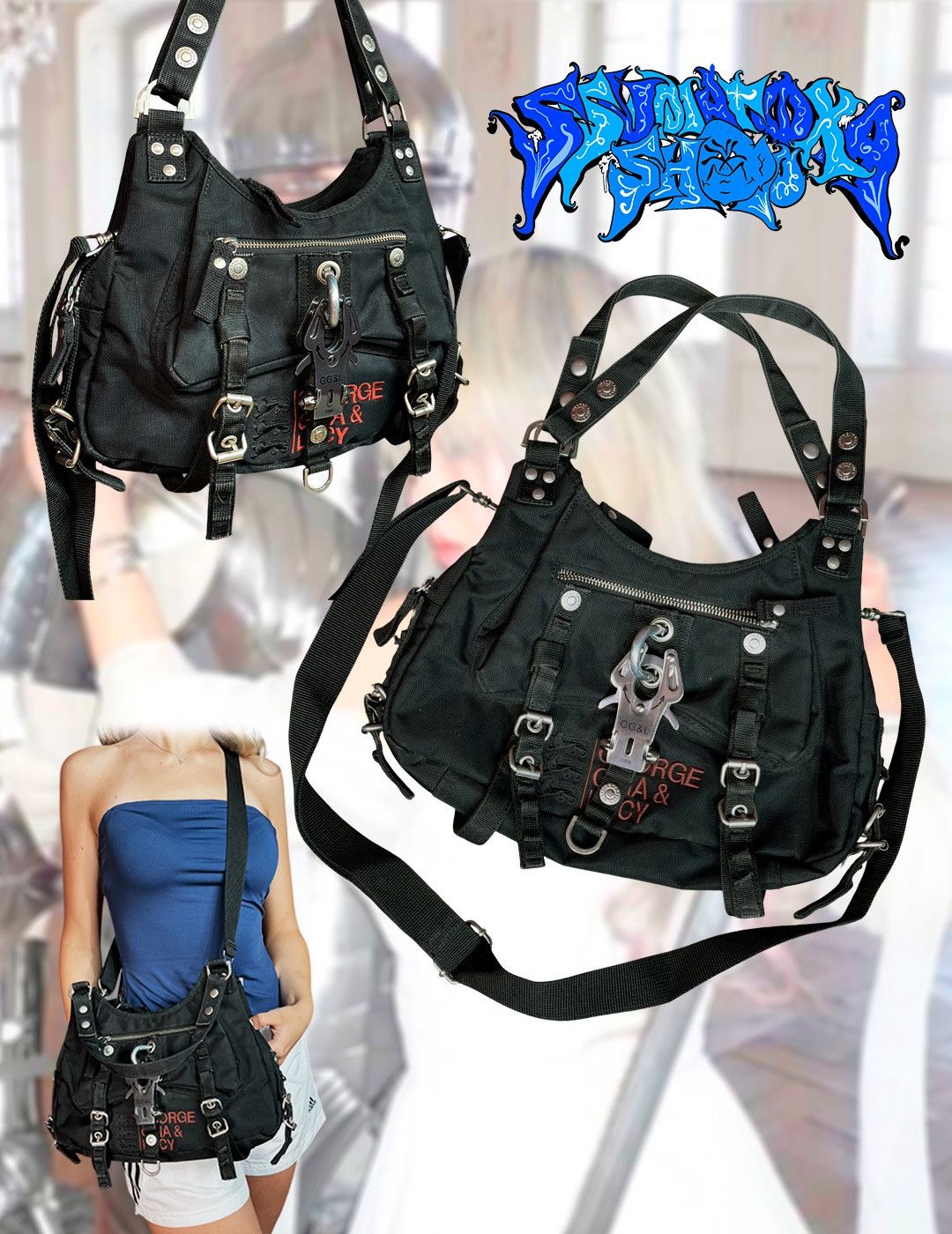 George Gina & Lucy Baby2Go bag バッグ　2way George Gina & Lucy × Vintage George Gina & Lucy GGL “Baby2Go