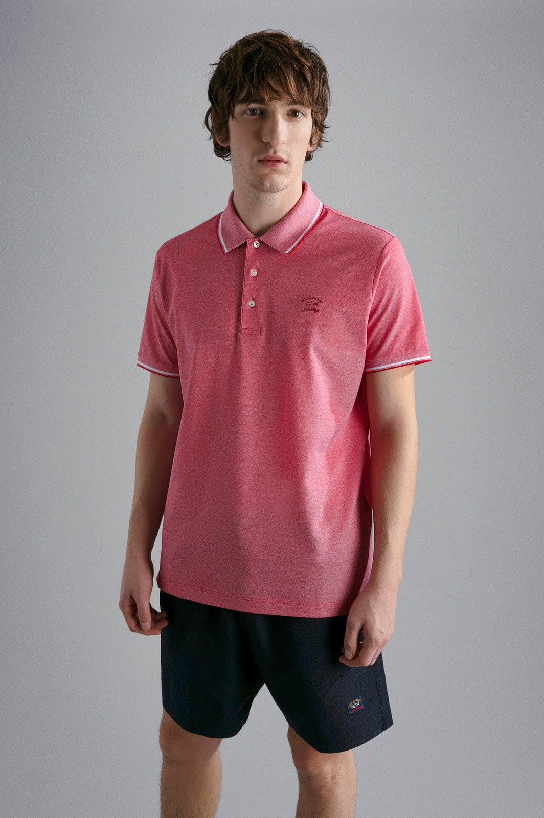 Paul & Shark 🔥 Paul & Shark Yachting Polo — Red Melange — Size XXL Size US XXL / EU 58 / 5 - 2 Thumbnail