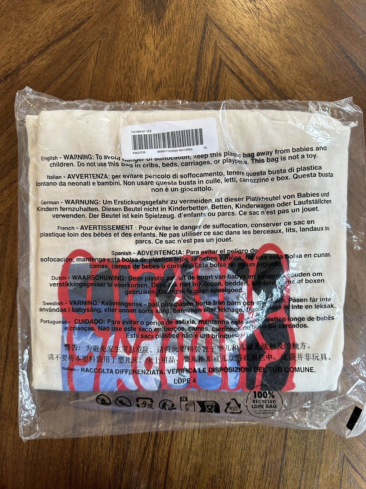 Supreme Supreme Payment tee Size US XL / EU 56 / 4 - 3 Thumbnail