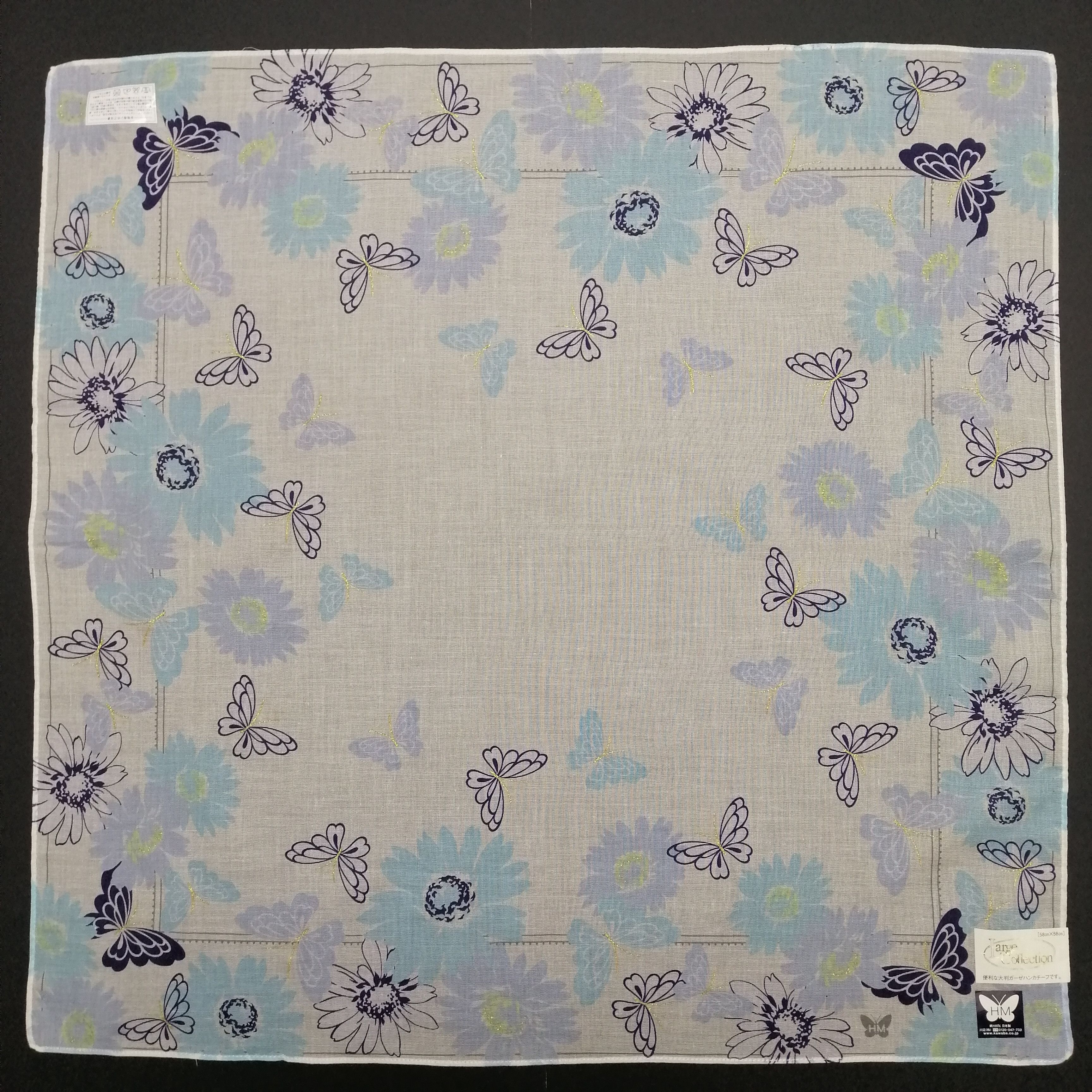 Hanae Mori Hanae Mori Handkerchief/Neckerchief/Bandana-KD2301 Size ONE SIZE - 2 Thumbnail