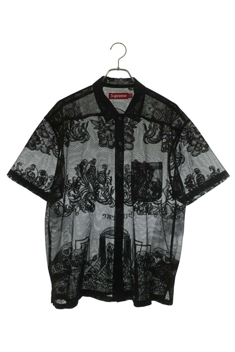 Supreme SS26 Supreme AOI Lilies S/S Shirt Black L | Grailed