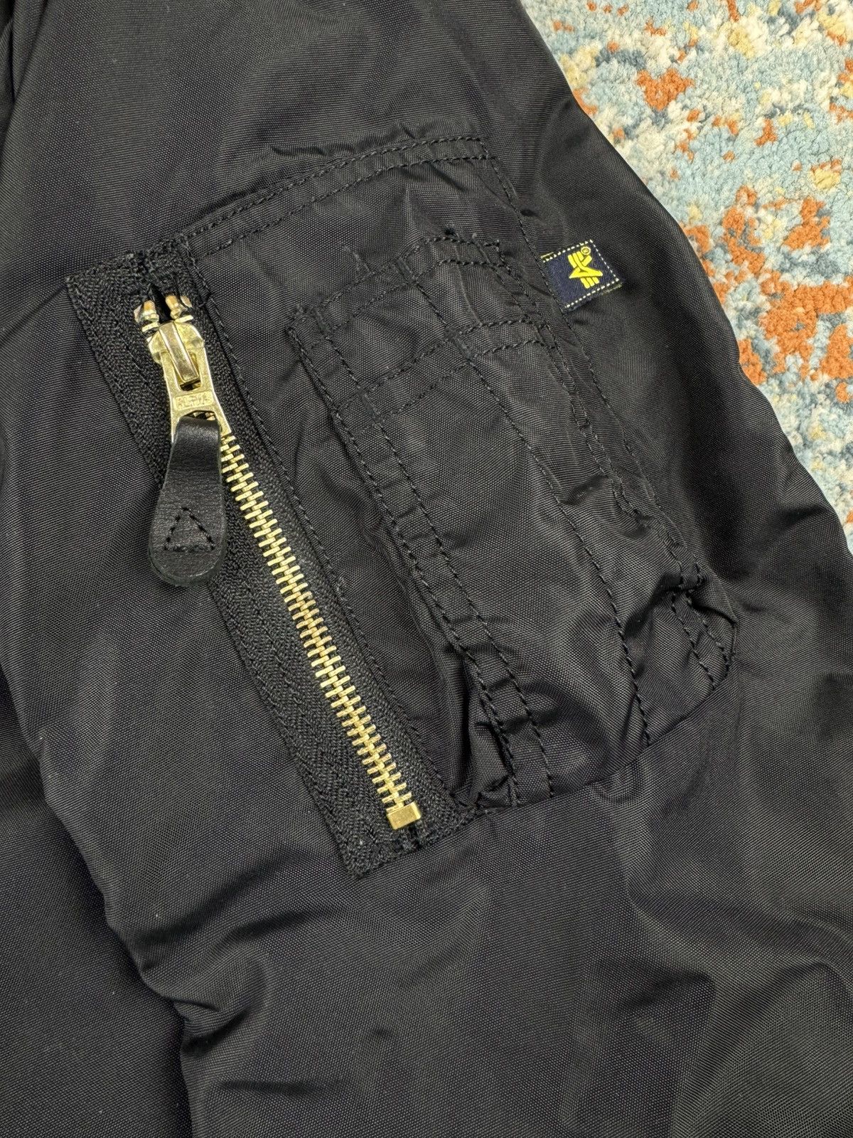 Alpha Industries Vintage Y2K Alpha Industries MA-1 nylon bomber jacket flight Size US M / EU 48-50 / 2 - 8 Thumbnail