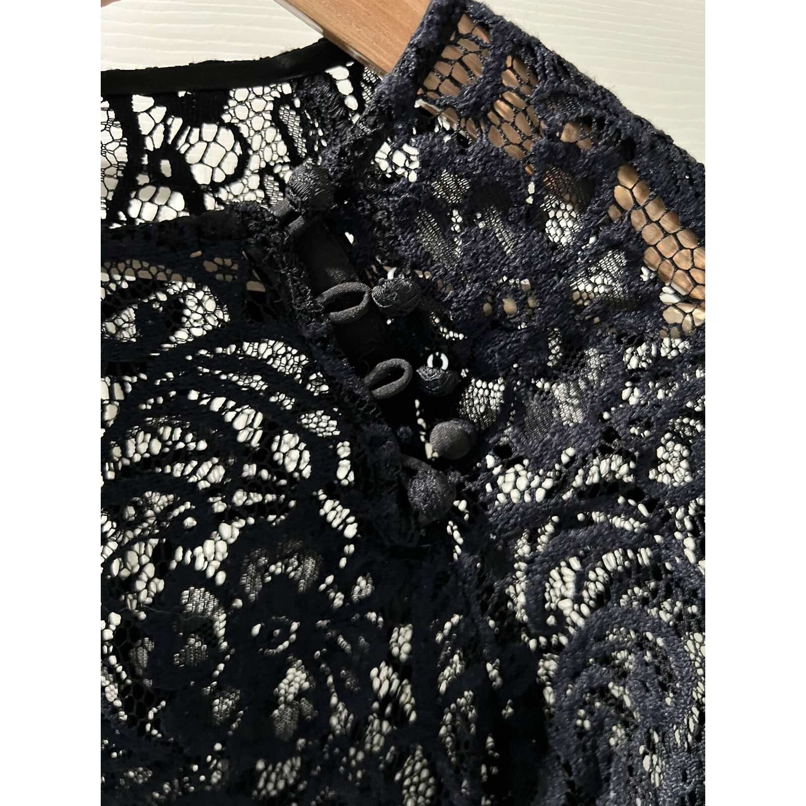 Dolce Vita Dolce Vita Women Lond Sleeve Blouse Black Size S A001788 Size S / US 4 / IT 40 - 4 Thumbnail