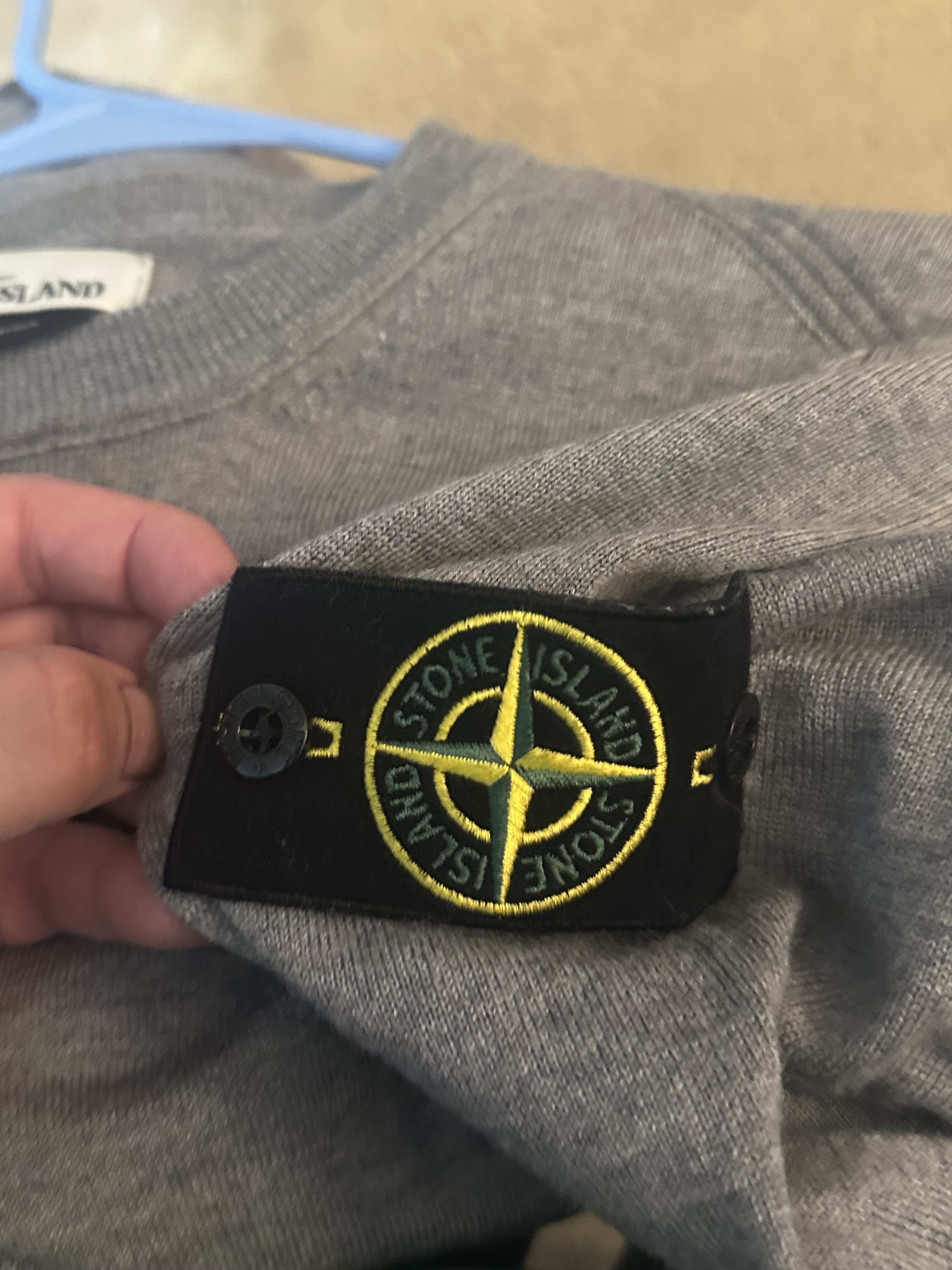 Stone Island Stone Island Grey Wool Sweater Size US S / EU 44-46 / 1 - 5 Thumbnail
