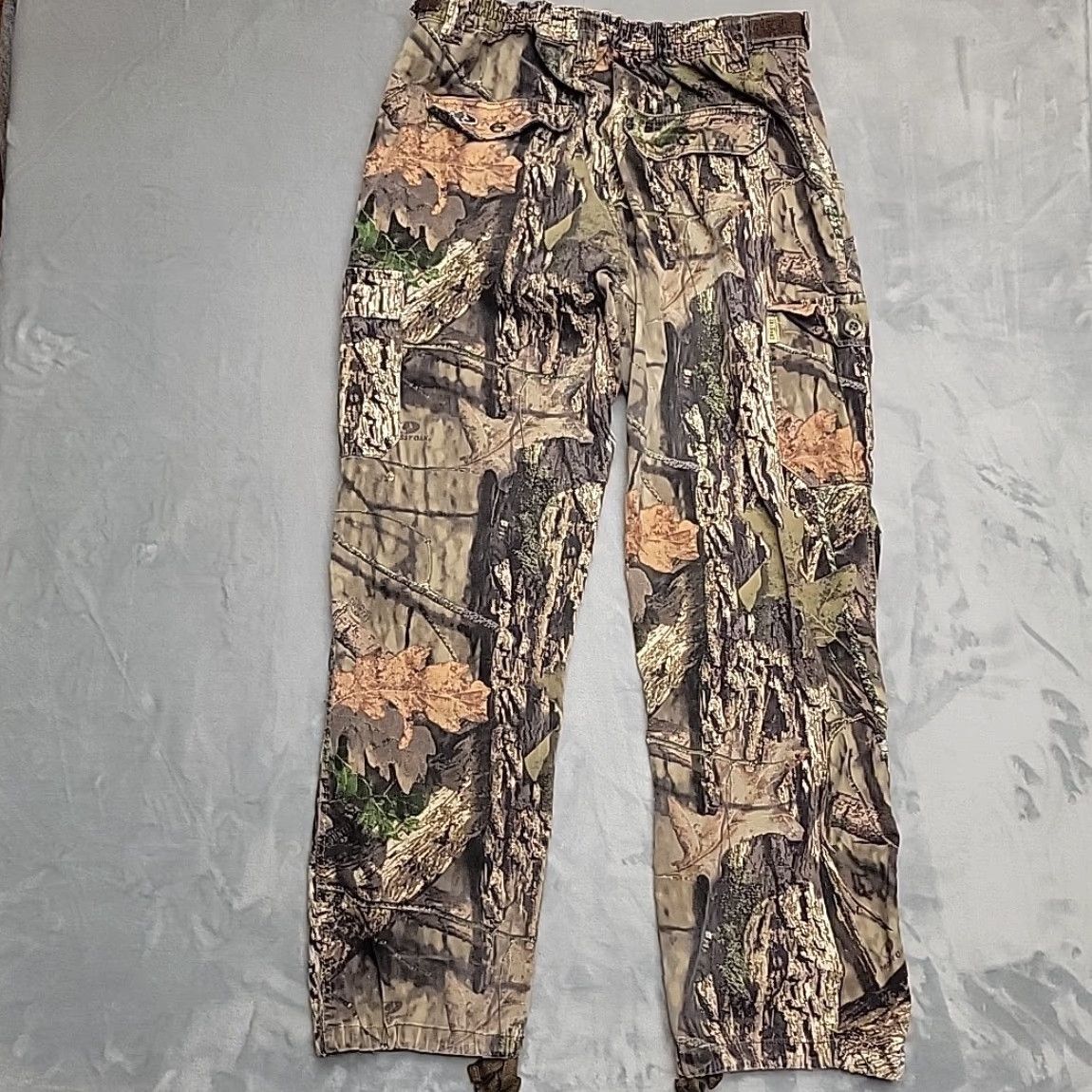 Vintage VINTAGE Mossy Oak Camo Pants Mens XL Cargo Elastic Adjustable Camouflage Cotton Polyester Spandex Twill USA Outdoor Casual Mens Size US 36 / EU 52 - 6 Thumbnail