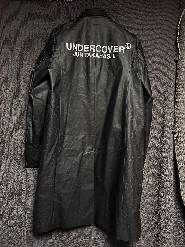 Undercover UNDERCOVER 18aw pleated crackle kraft paper logo coat 2501- Size US M / EU 48-50 / 2 - 2 Thumbnail