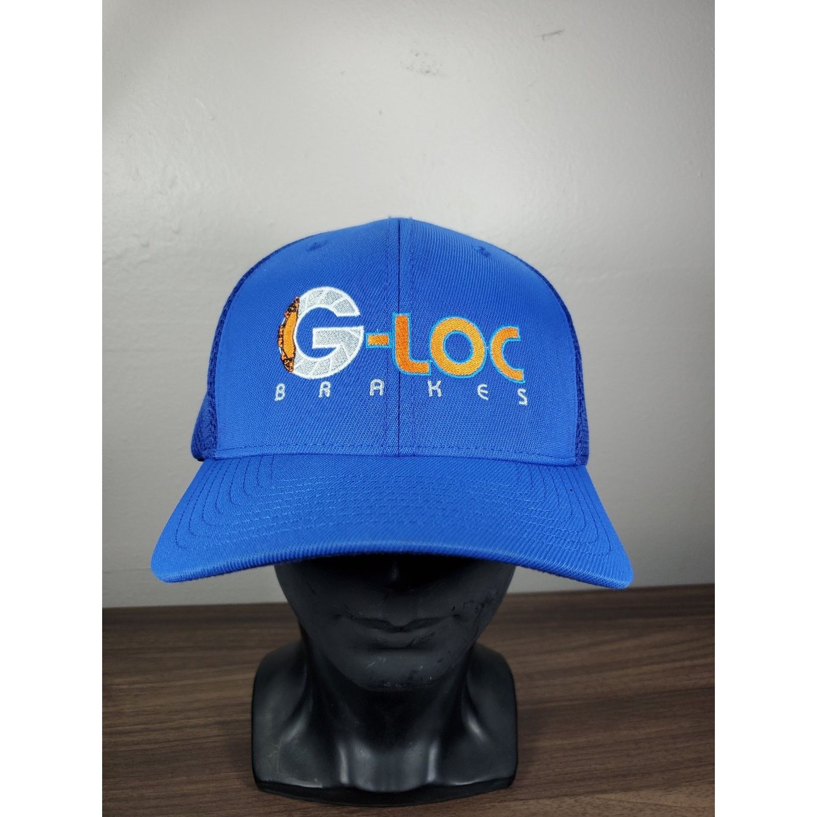 NASCAR G-LOC Brakes Hat Flexfit L-XL Mesh Back Cap Car Truck Racing Size ONE SIZE - 3 Thumbnail