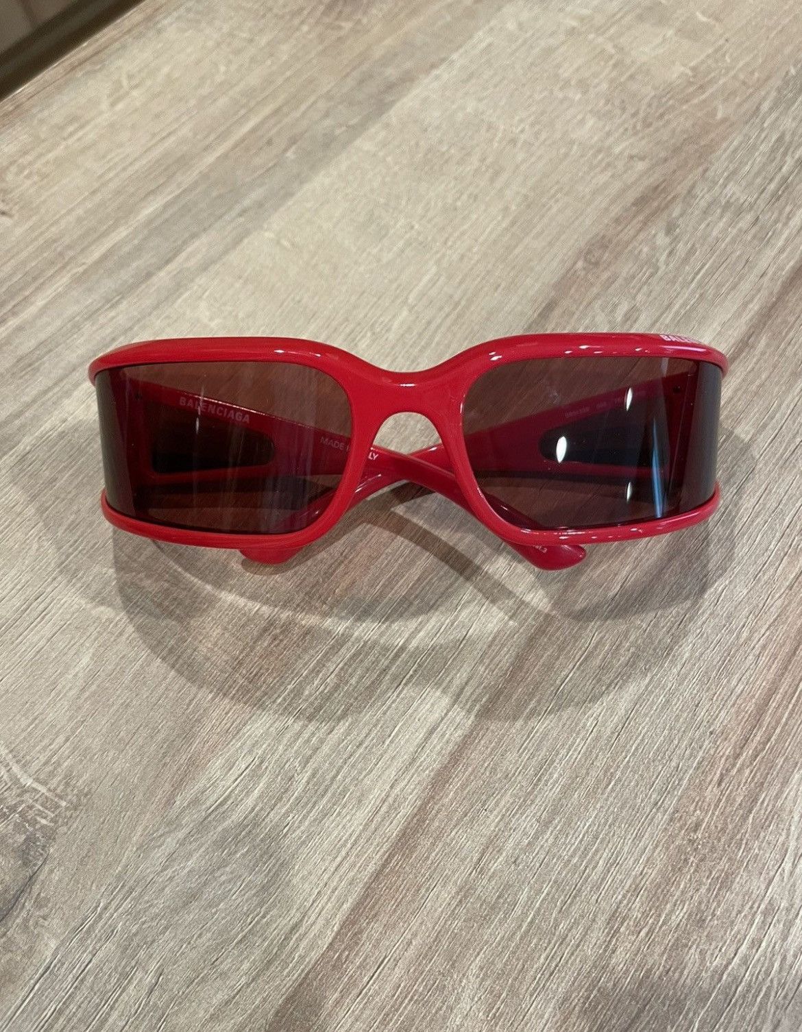 Balenciaga BALENCIAGA SHEILD SUNGLASSES Size ONE SIZE - 4 Thumbnail