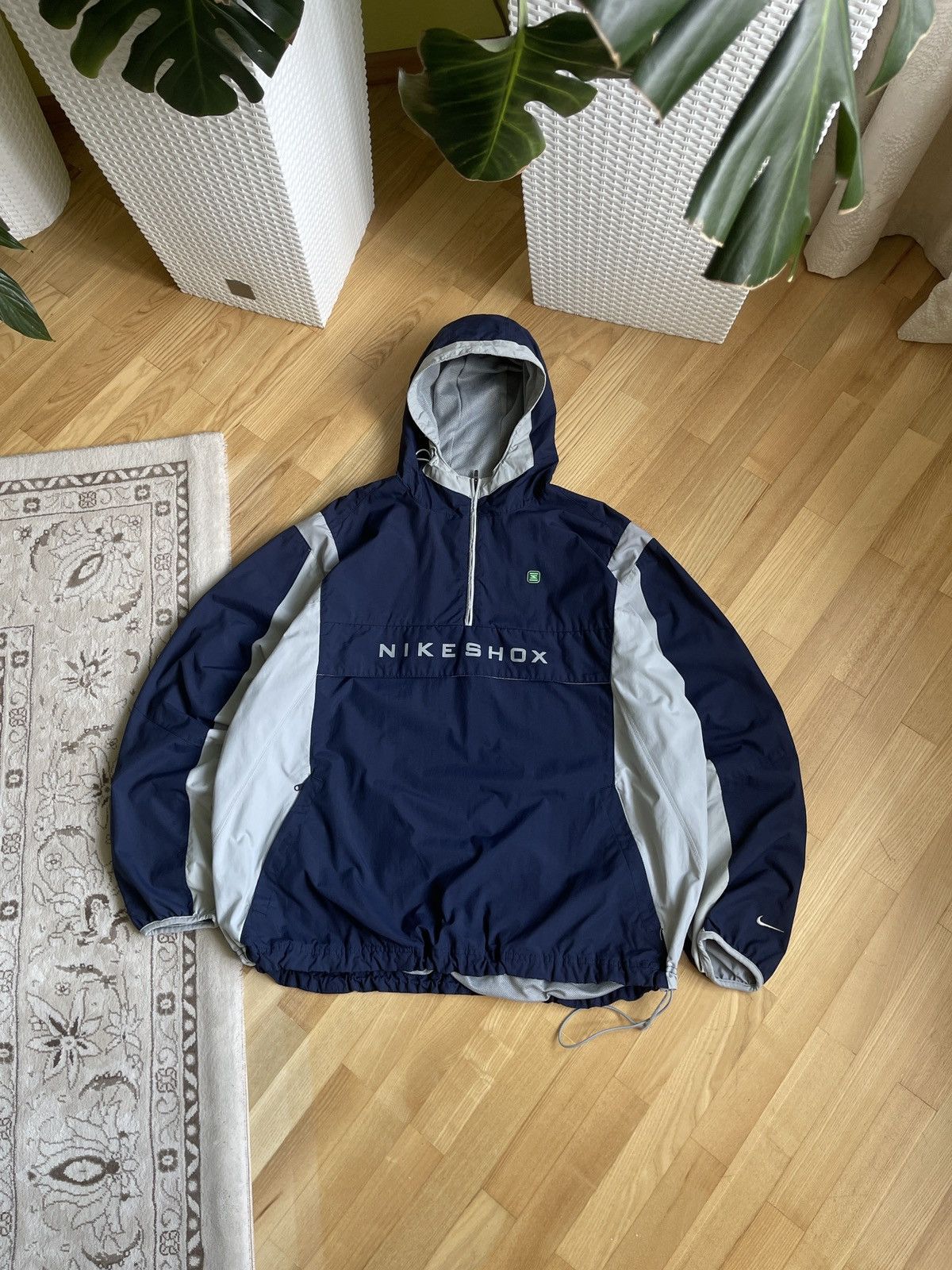 Nike × Streetwear × Vintage Vintage 00s Nike Shox Windbreaker  