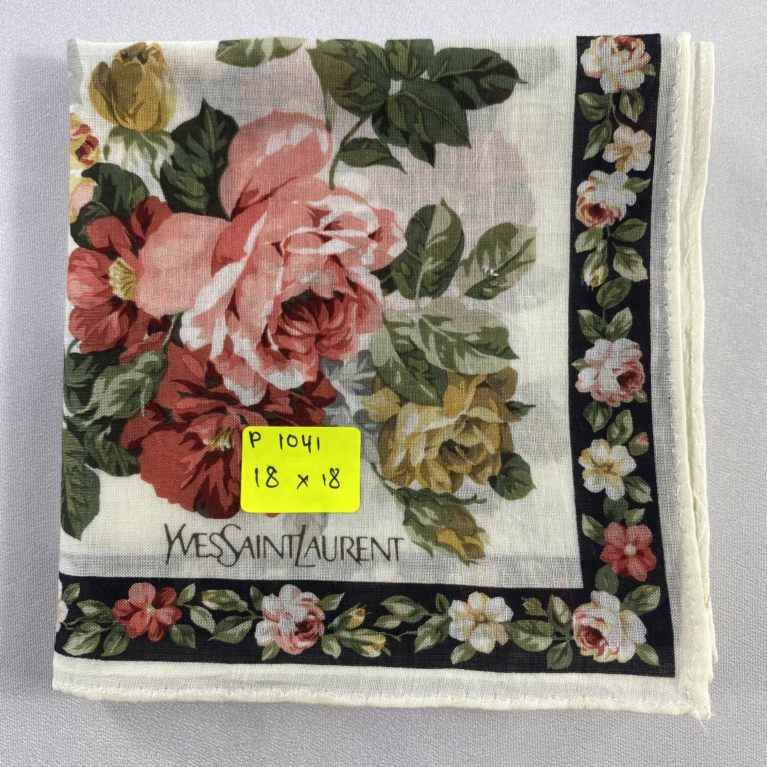 Vintage Yves Saint Laurent Handkerchief / Neckerchief-P1041 Size ONE SIZE - 8 Thumbnail