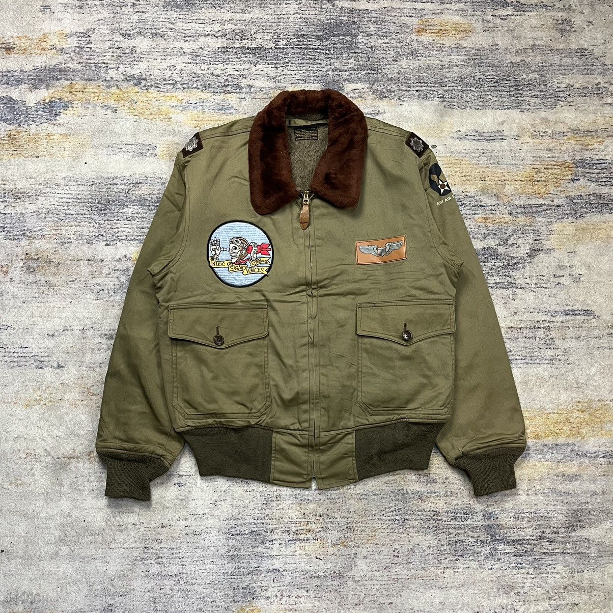 Buzz Rickson's Vintage Buzz Ricksons B-10 USAF bomber flight jacket Size US L / EU 52-54 / 3 - 1 Thumbnail