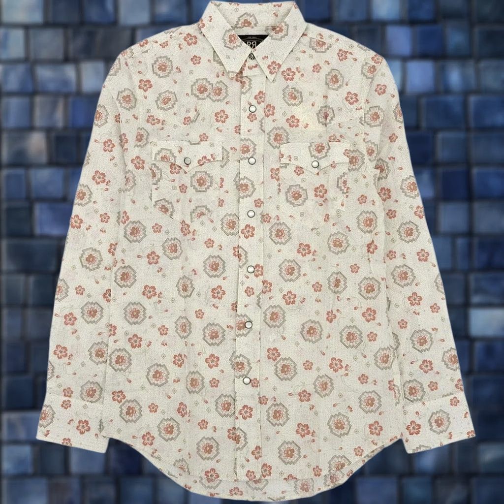 Ralph Lauren RRL Ralph Lauren Seersucker Bandana Western Shirt Cotton Size S Excellent Size US S / EU 44-46 / 1 - 1 Thumbnail