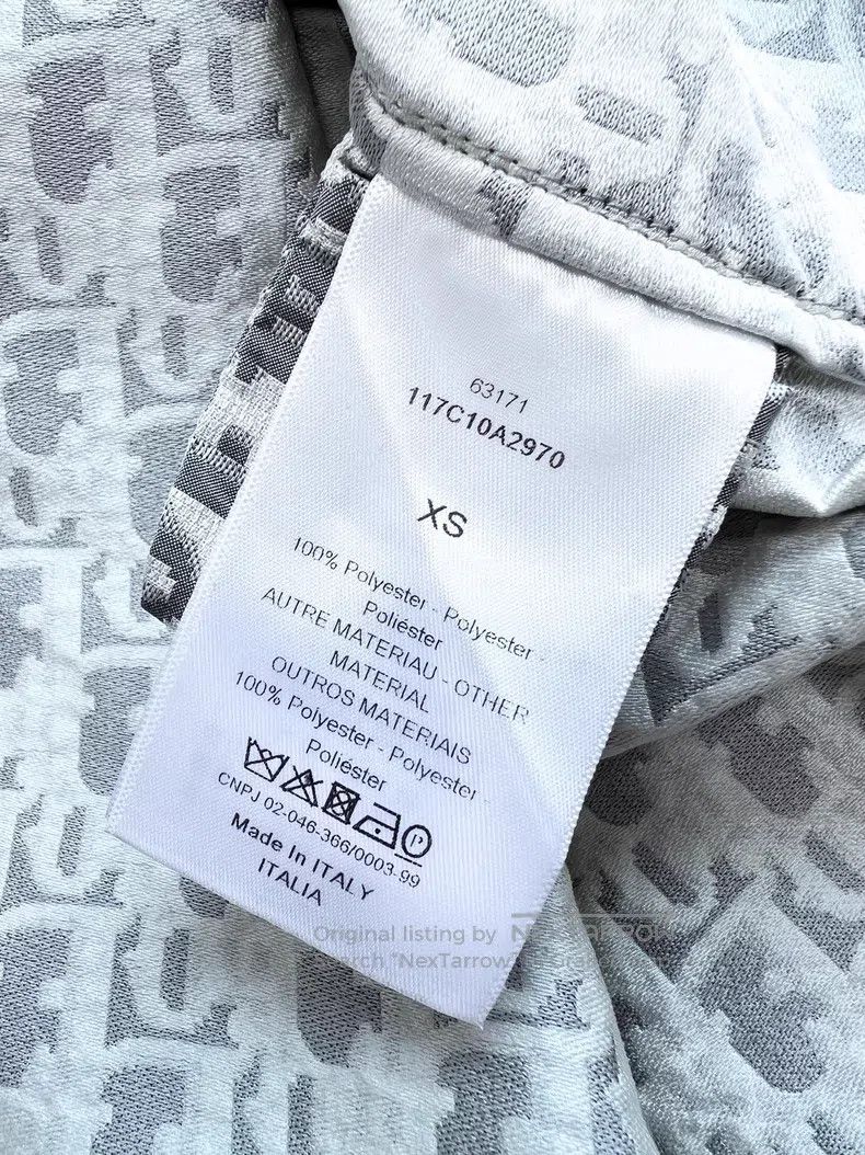 Dior Dior Gray full-print logo hooded windbreaker jacket Size XS / US 0-2 / IT 36-38 - 6 Thumbnail