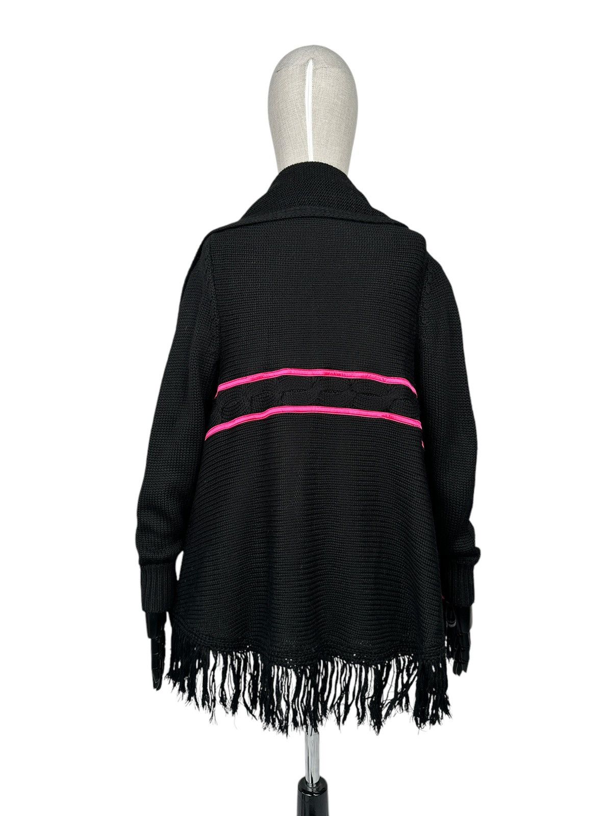 Max Mara MAX MARA Flower Open Cardigan Sweater Cape Wool Cashmere Size M / US 6-8 / IT 42-44 - 3 Thumbnail