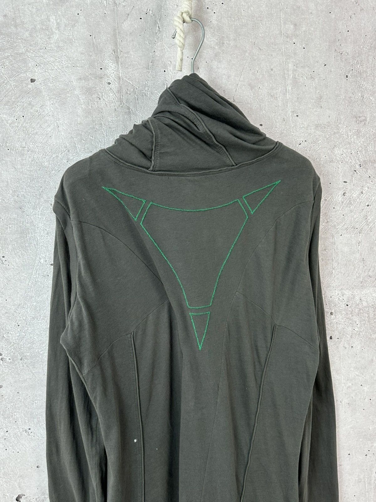 Diesel Vintage Diesel Embroidered Grey Full Zip Hooded Dress Size M / US 6-8 / IT 42-44 - 16 Thumbnail
