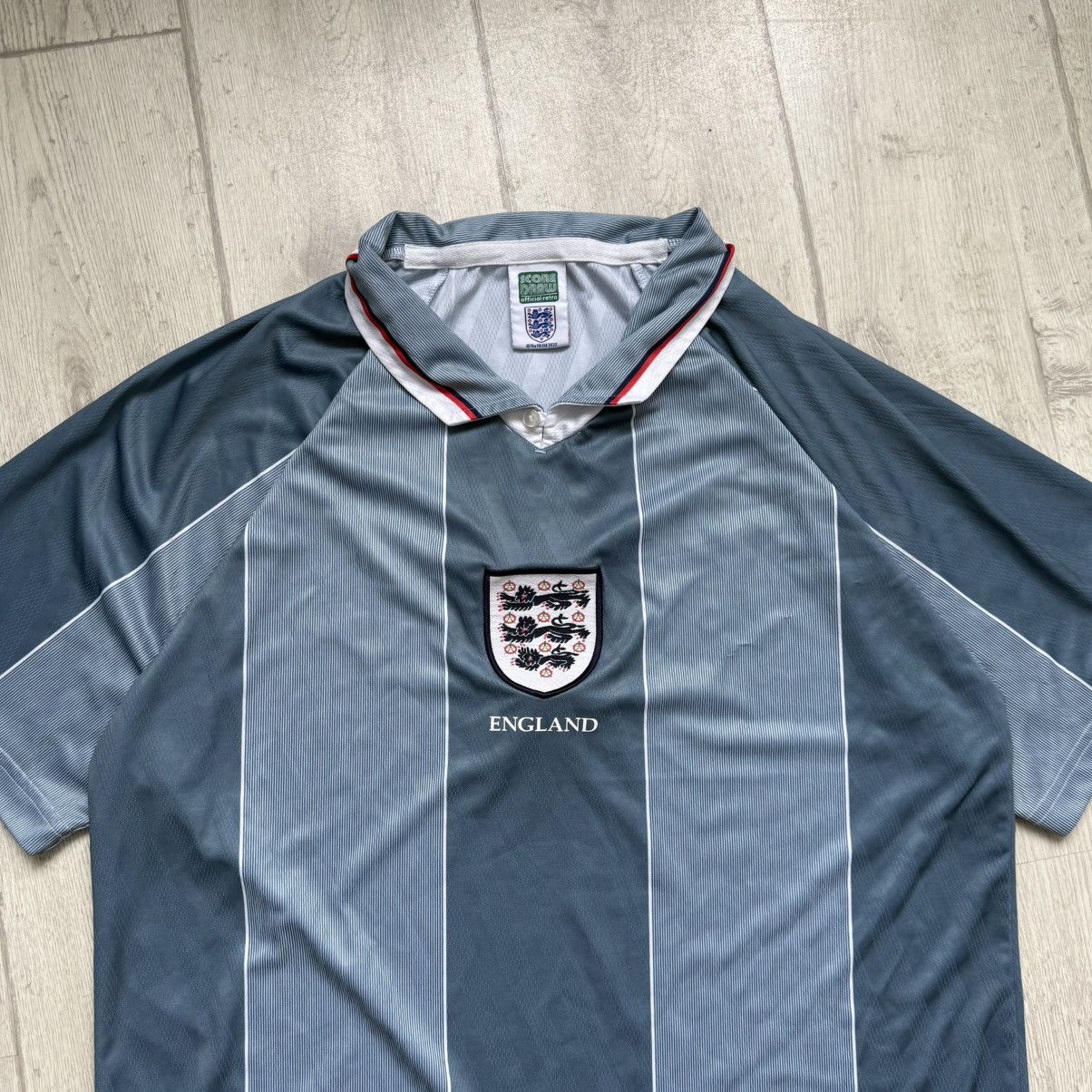 Nike ⚽️ Blockore Drill England Soccer jersey Vintage Score Draw Size US XL / EU 56 / 4 - 2 Thumbnail