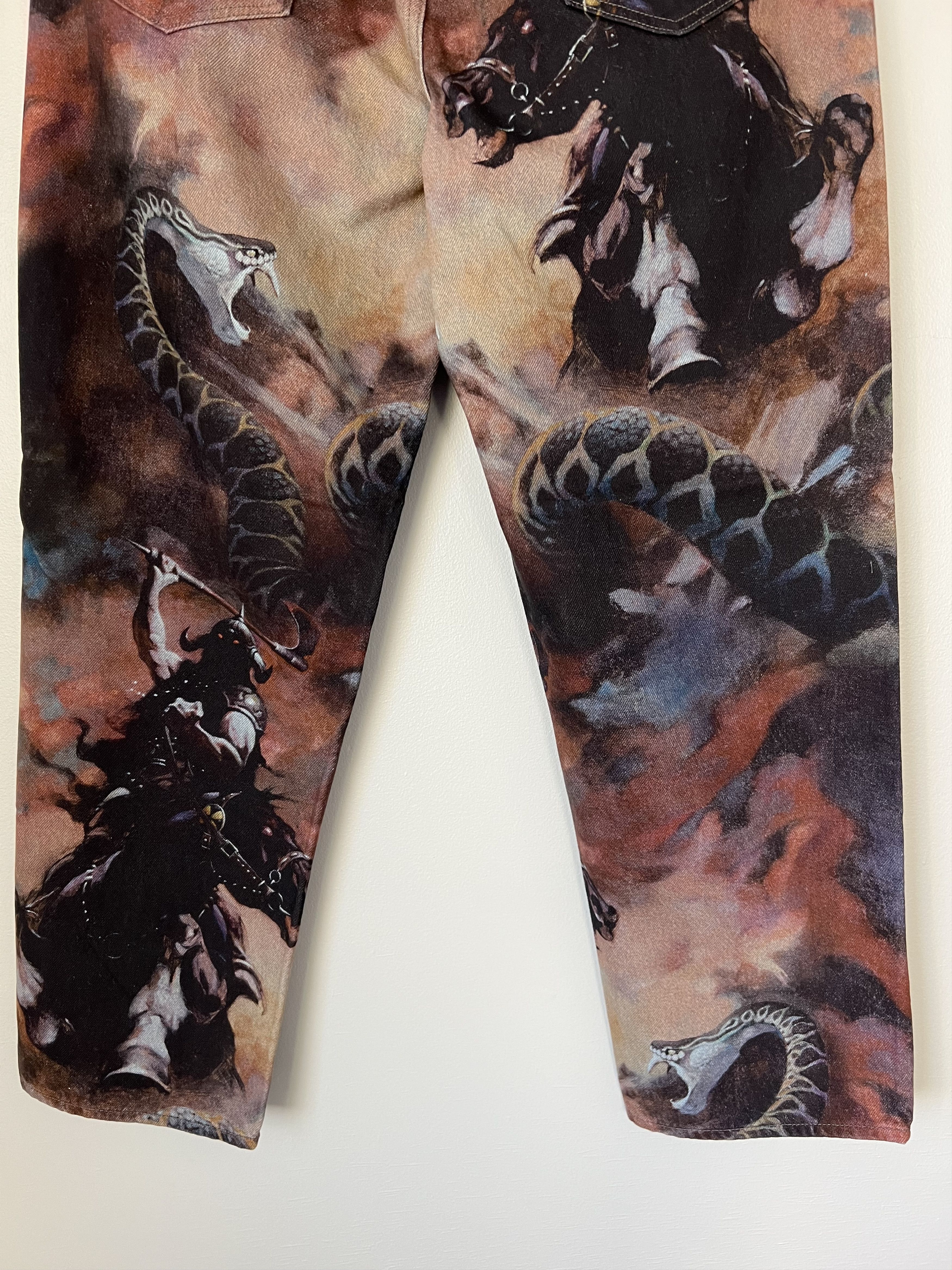 Supreme Supreme Frank Frazetta Loose Fit Jeans Size US 34 / EU 50 - 6 Thumbnail