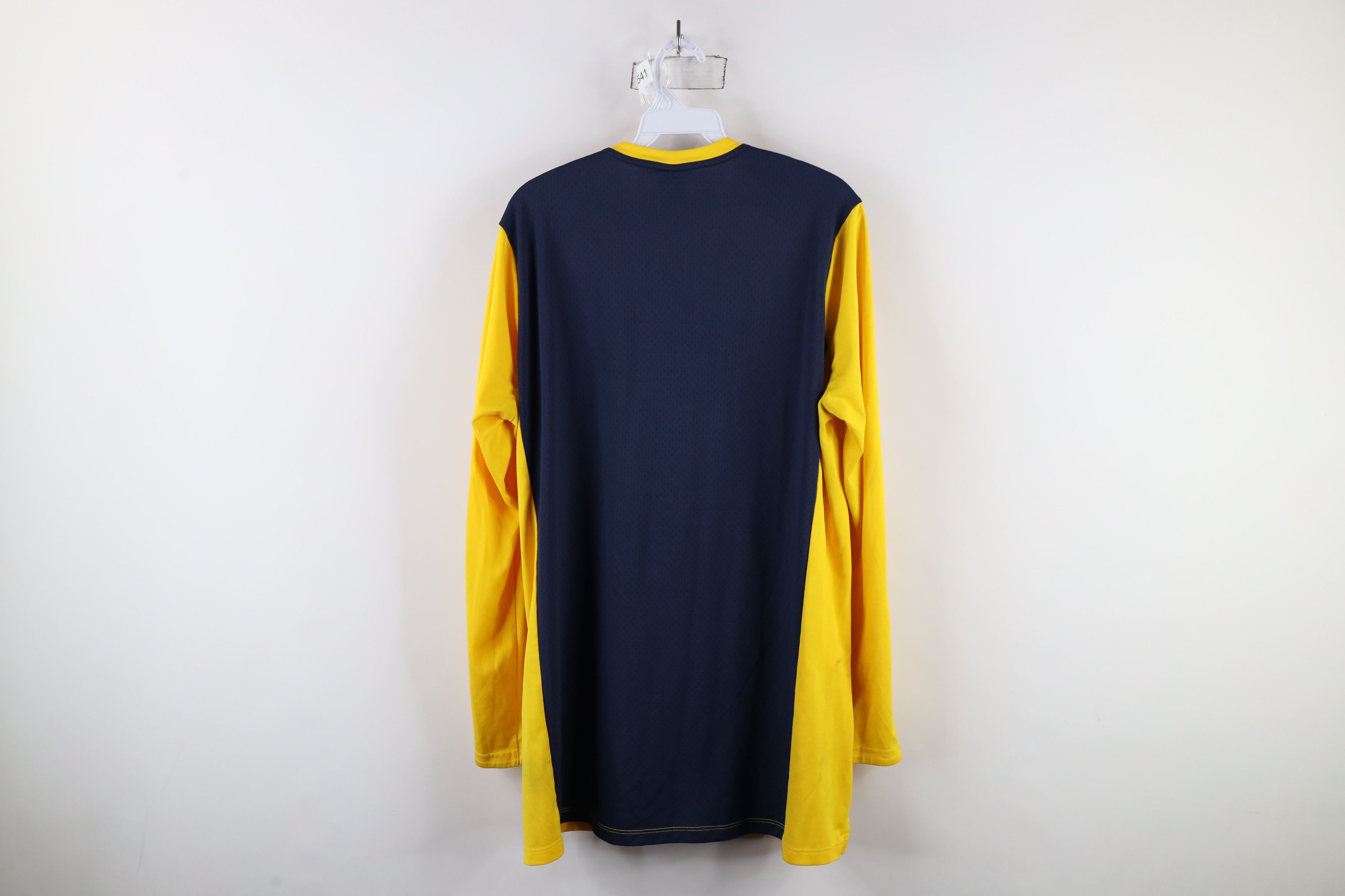 Nike × Vintage Nike Air Jordan Tech Jumpman Long Sleeve T-Shirt Yellow Size US M / EU 48-50 / 2 - 12 Thumbnail