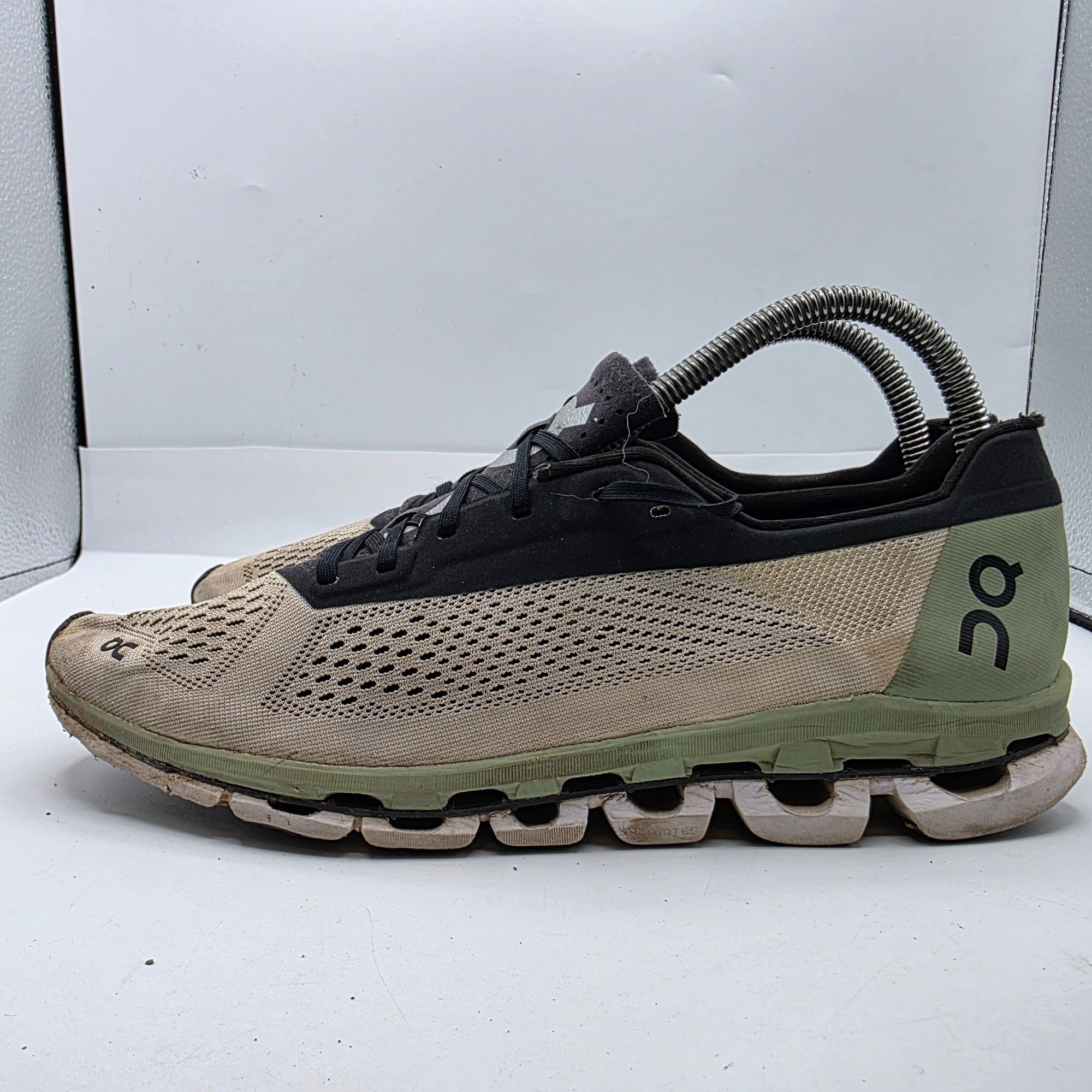 On On Running Cloudboom Mens Size 8 Gray Green Athletic Running Size US 8 / EU 41 - 13 Thumbnail