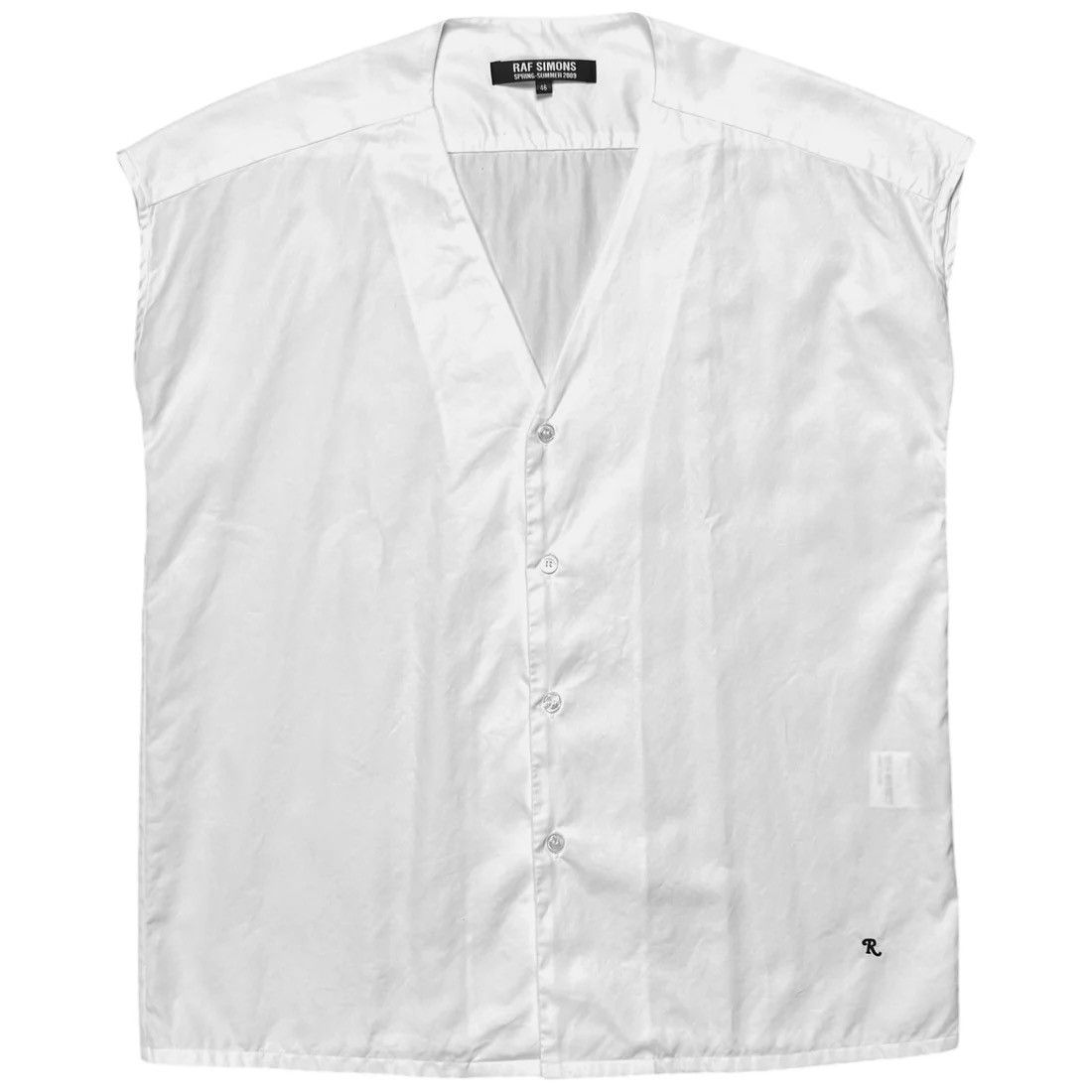 Raf Simons Raf Simons Button Shirt Vest - SS09 Size US S / EU 44-46 / 1 - 1 Thumbnail