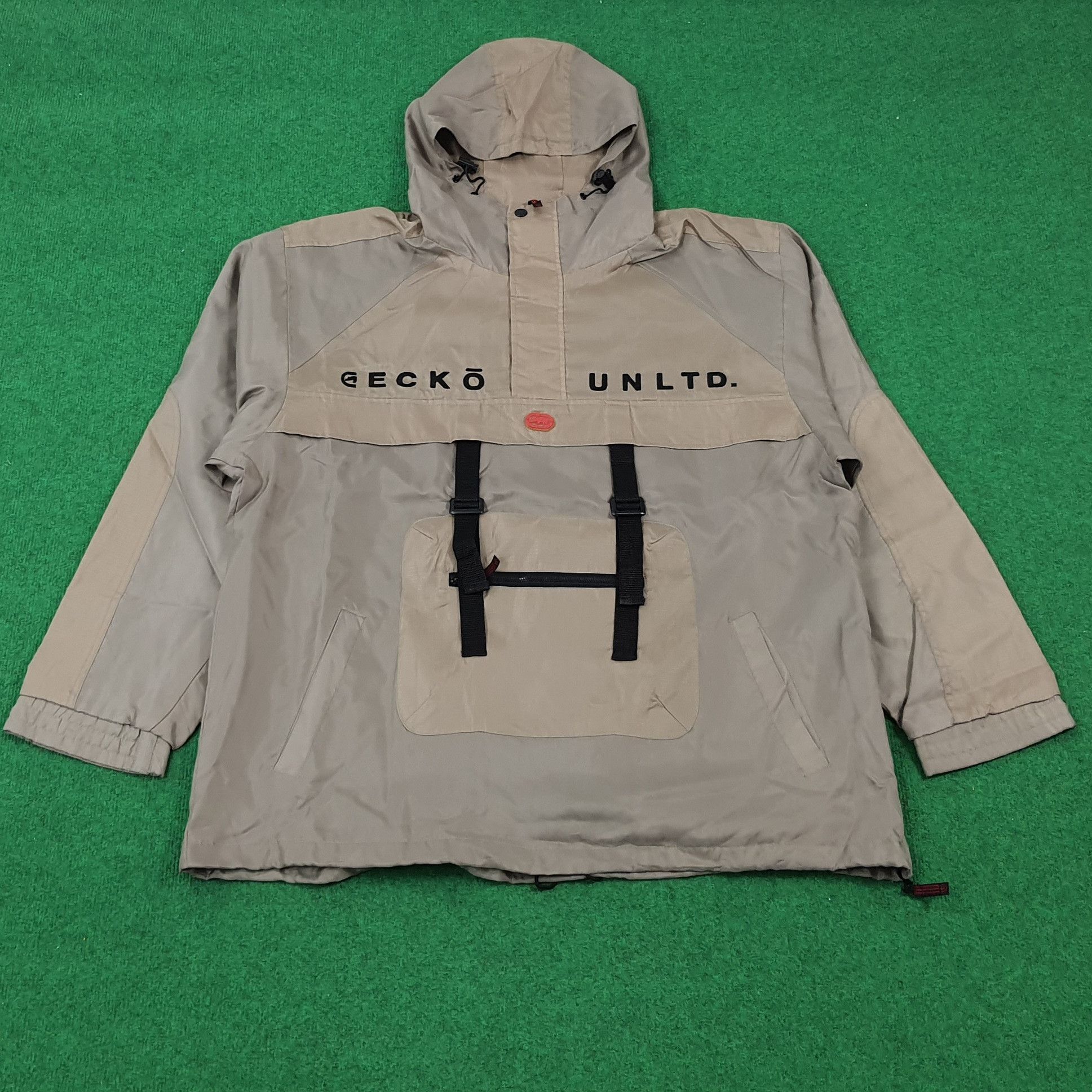 Vintage Ecko Unltd Streetwear Hip Hop Windbraker Side Tape