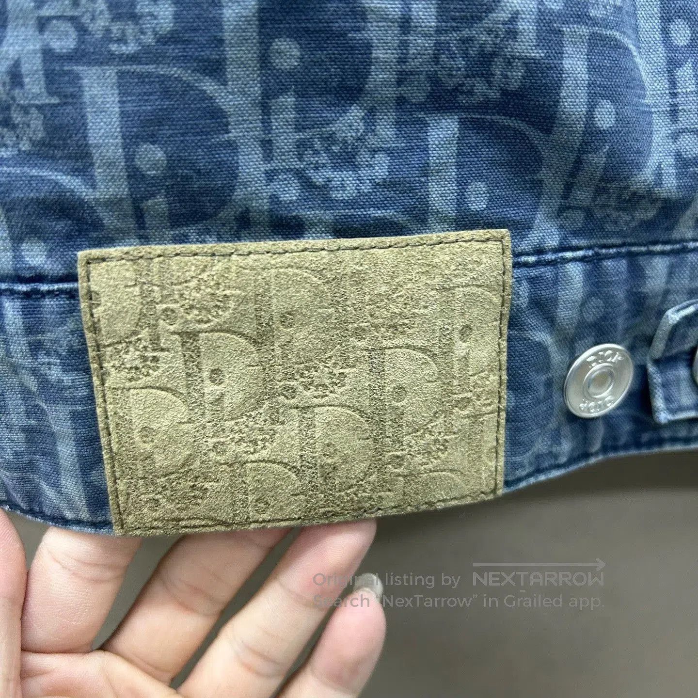 Dior dior cotton logo printed denim jacket. Size US L / EU 52-54 / 3 - 3 Thumbnail