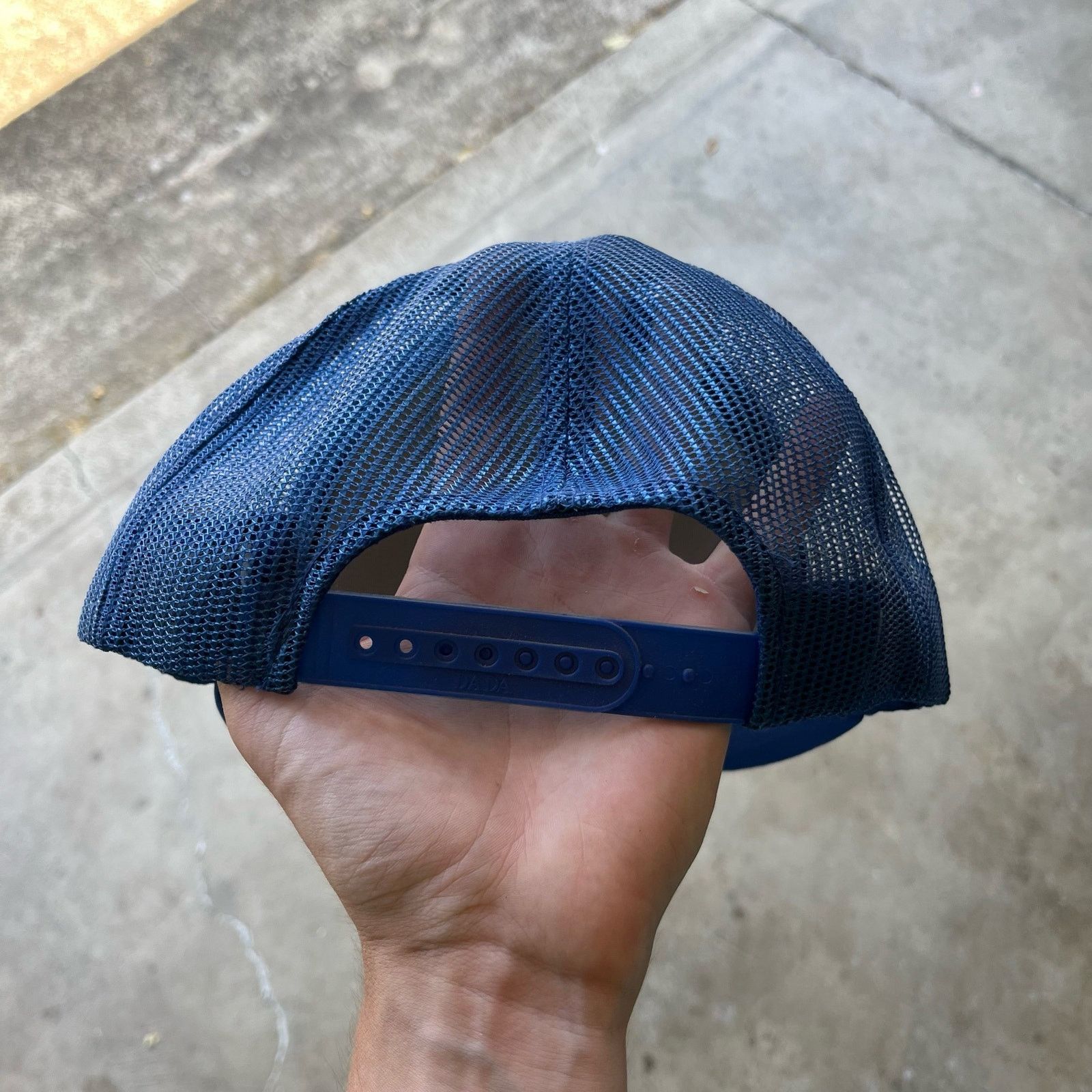 Vintage VINTAGE FRANZ TRUCKER HAT BLUE AMAPRO 80S 90S Size ONE SIZE - 4 Thumbnail