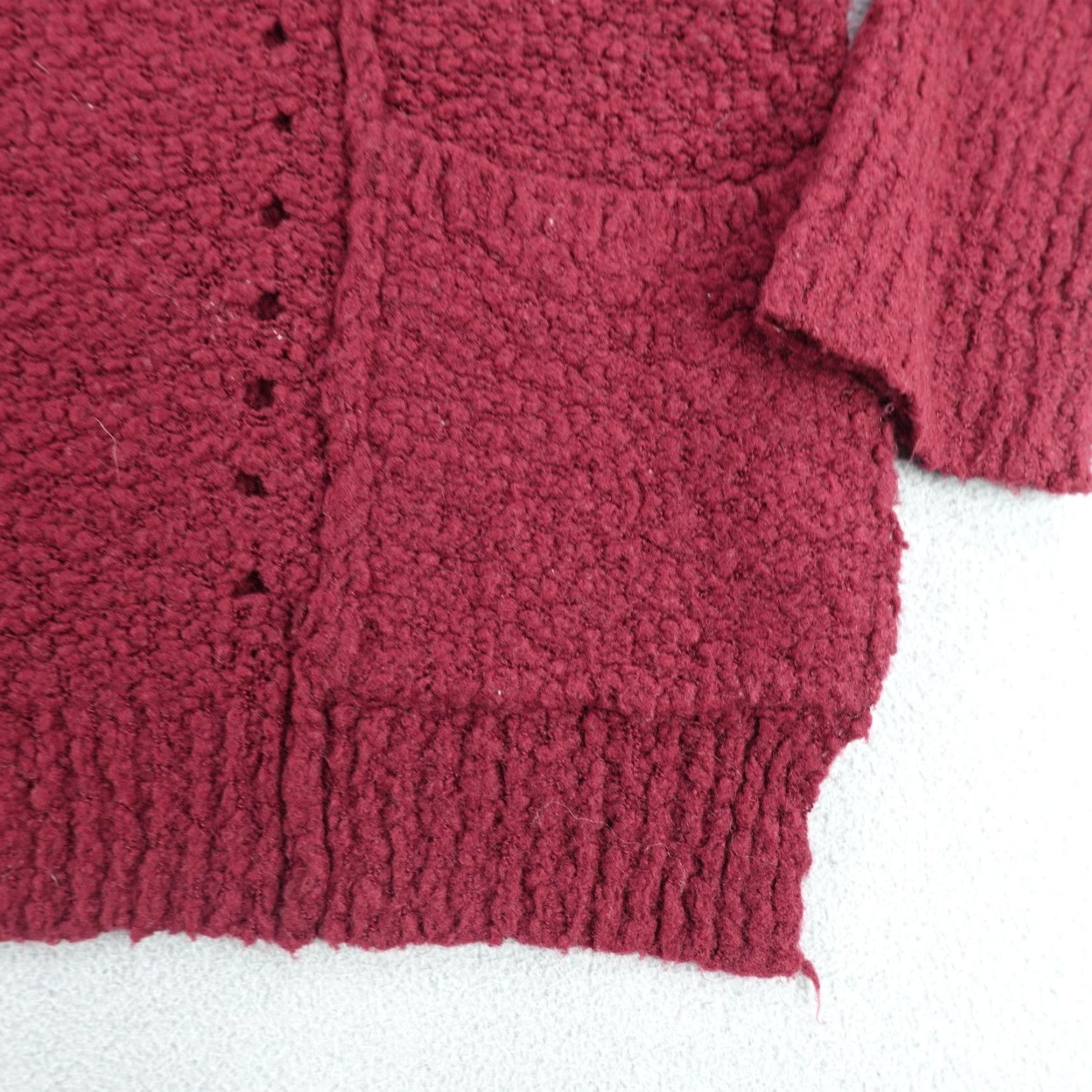 Free People VINTAGE Free People Women Sweater Cardigan Long Sleeve Casual Bohemian Oversized Red Small Size S / US 4 / IT 40 - 4 Thumbnail