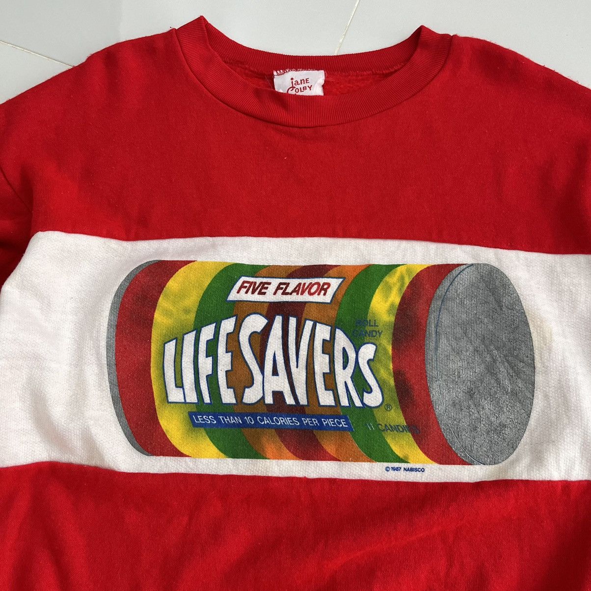 Vintage Vintage 80's Lifesavers Candy Jane Colby Sweater 1987 Size US M / EU 48-50 / 2 - 2 Thumbnail