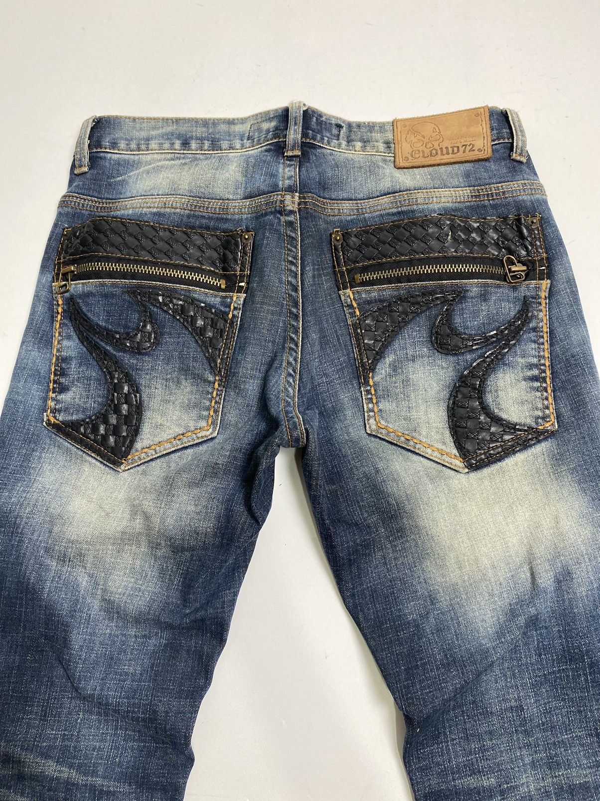 Japanese Brand Lace up flare clouds72 jeans ifsixwasnine lgb style Size US 32 / EU 48 - 13 Thumbnail