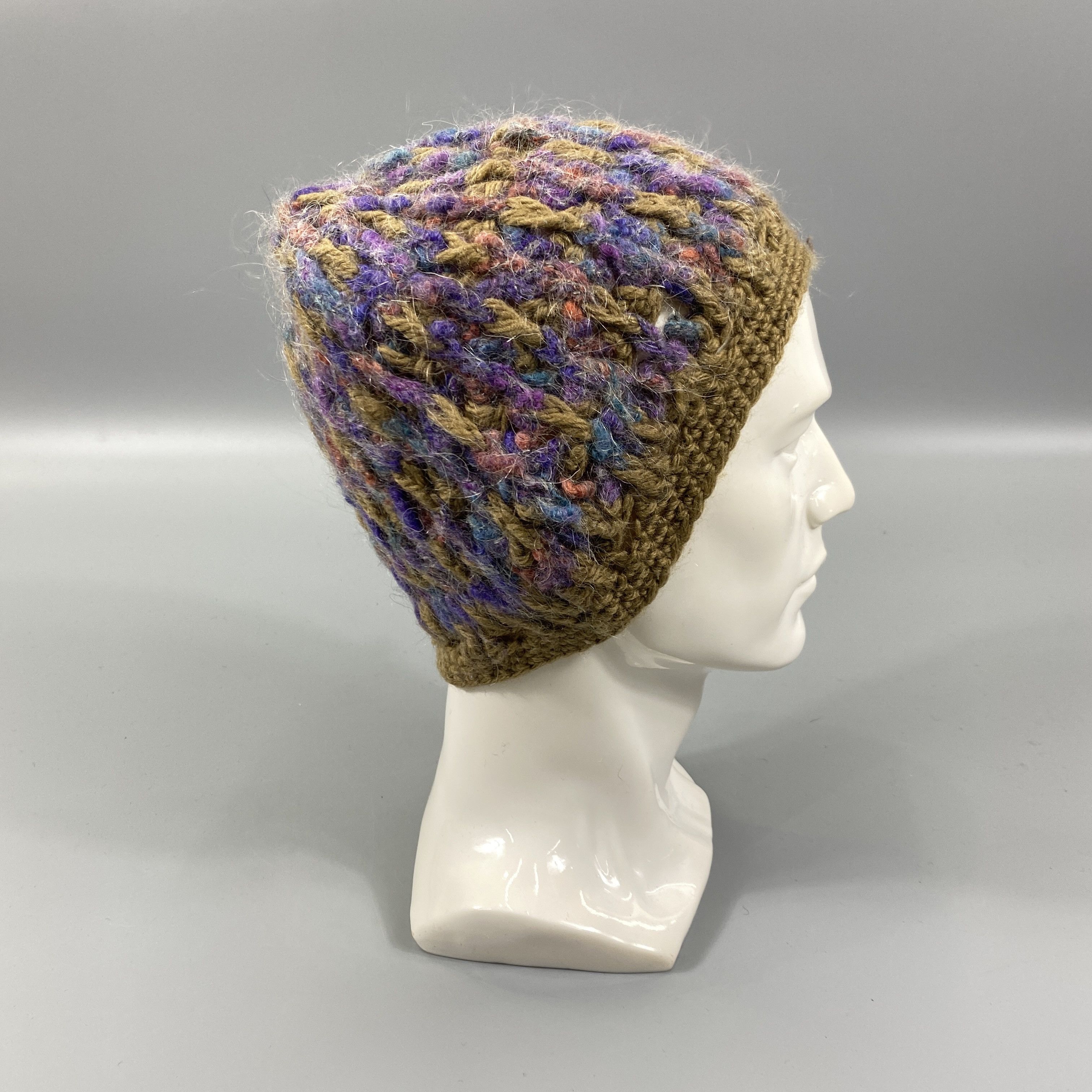 Japanese Brand Multicolor Wool Snow Cap Beanie Hats -BN1141 Size ONE SIZE - 4 Thumbnail