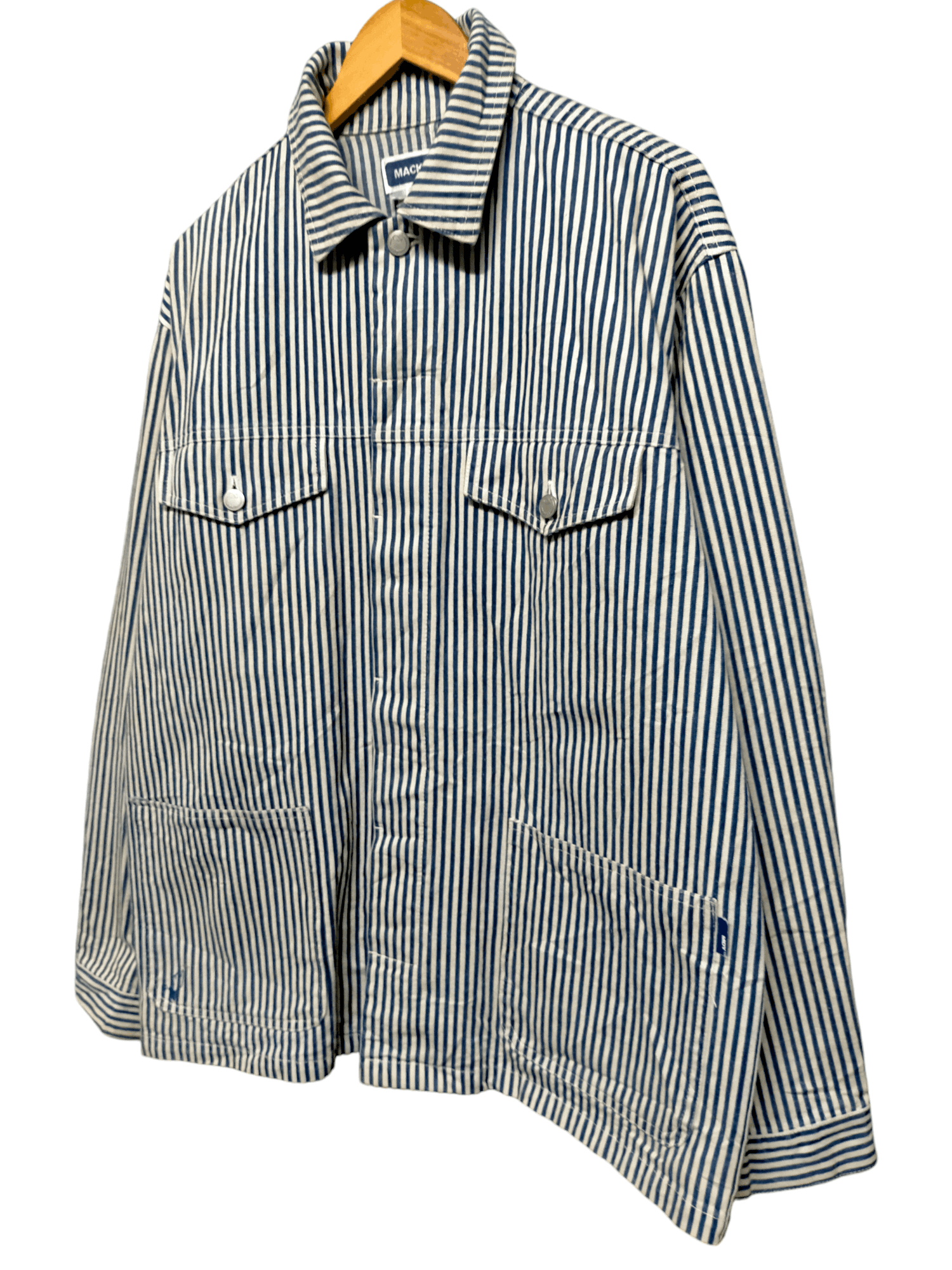 Hysteric Glamour Made in Japan Mackdaddy Hickory Stripe Chore Jacket Size US M / EU 48-50 / 2 - 2 Thumbnail