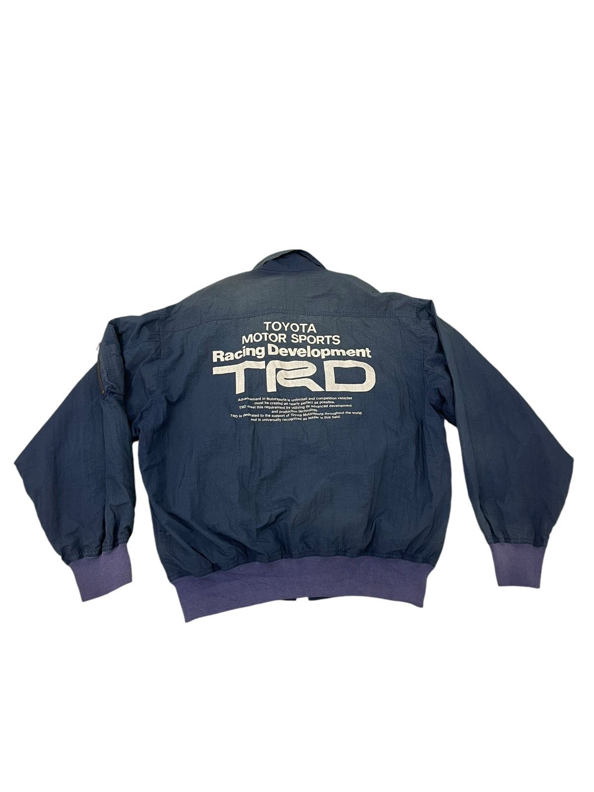 Sports Specialties Toyota TRD Racing Development Bomber Jacket Sunfaded 5🟩9 Size US L / EU 52-54 / 3 - 3 Thumbnail