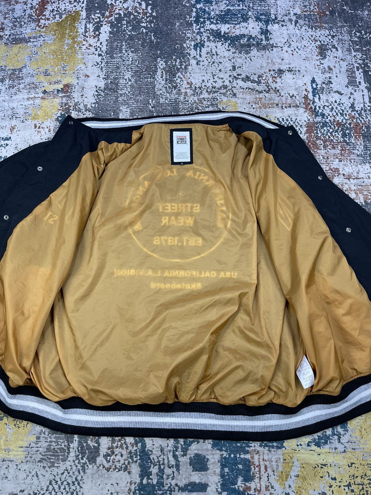 Vision Streetwear Vision Streetwear Back Hit Embroidery Nylon Jacket Size US L / EU 52-54 / 3 - 9 Thumbnail