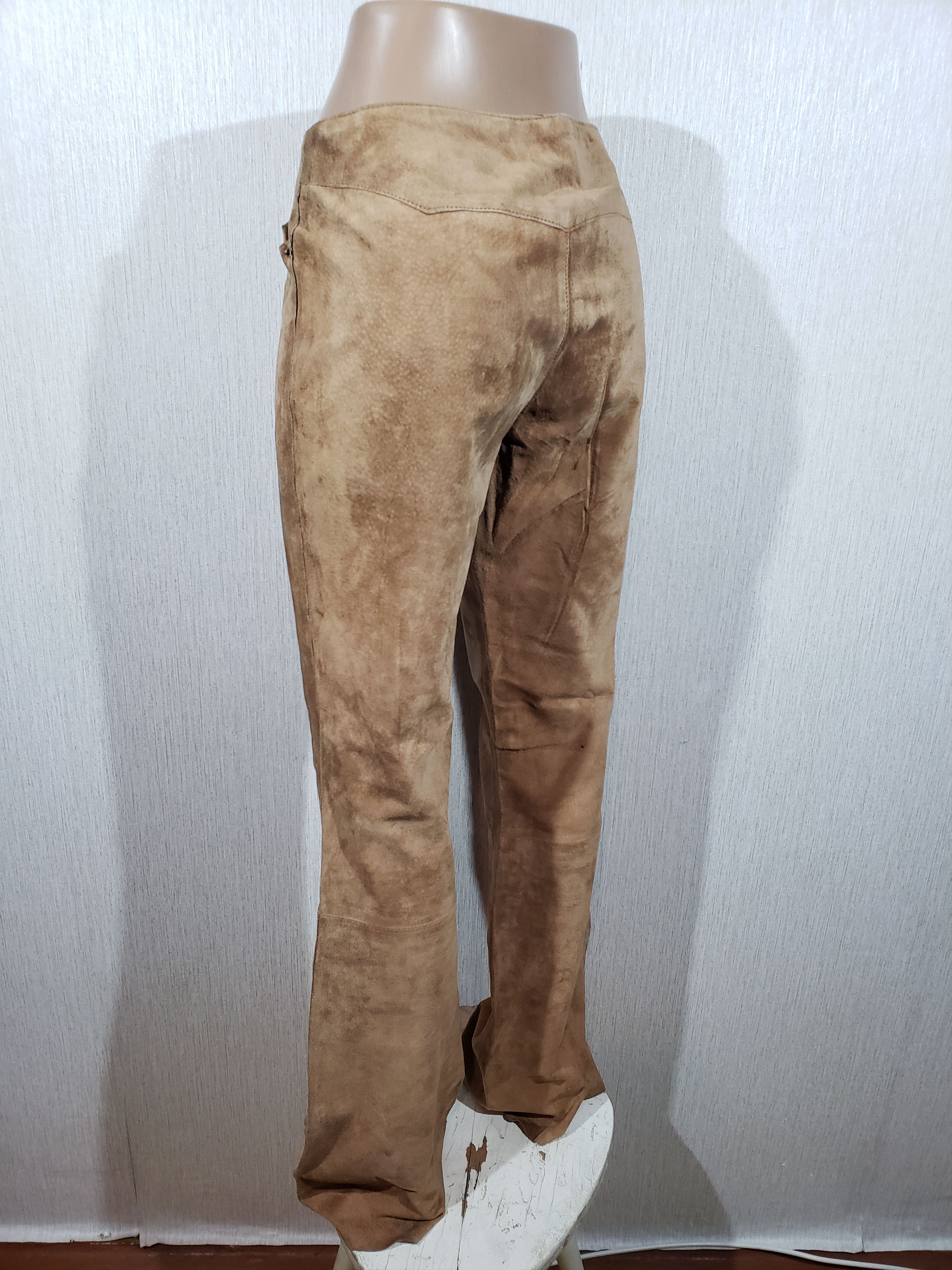 Genuine Leather Women's pants made of genuine leather. Size 30" / US 8 / IT 44 - 7 Thumbnail