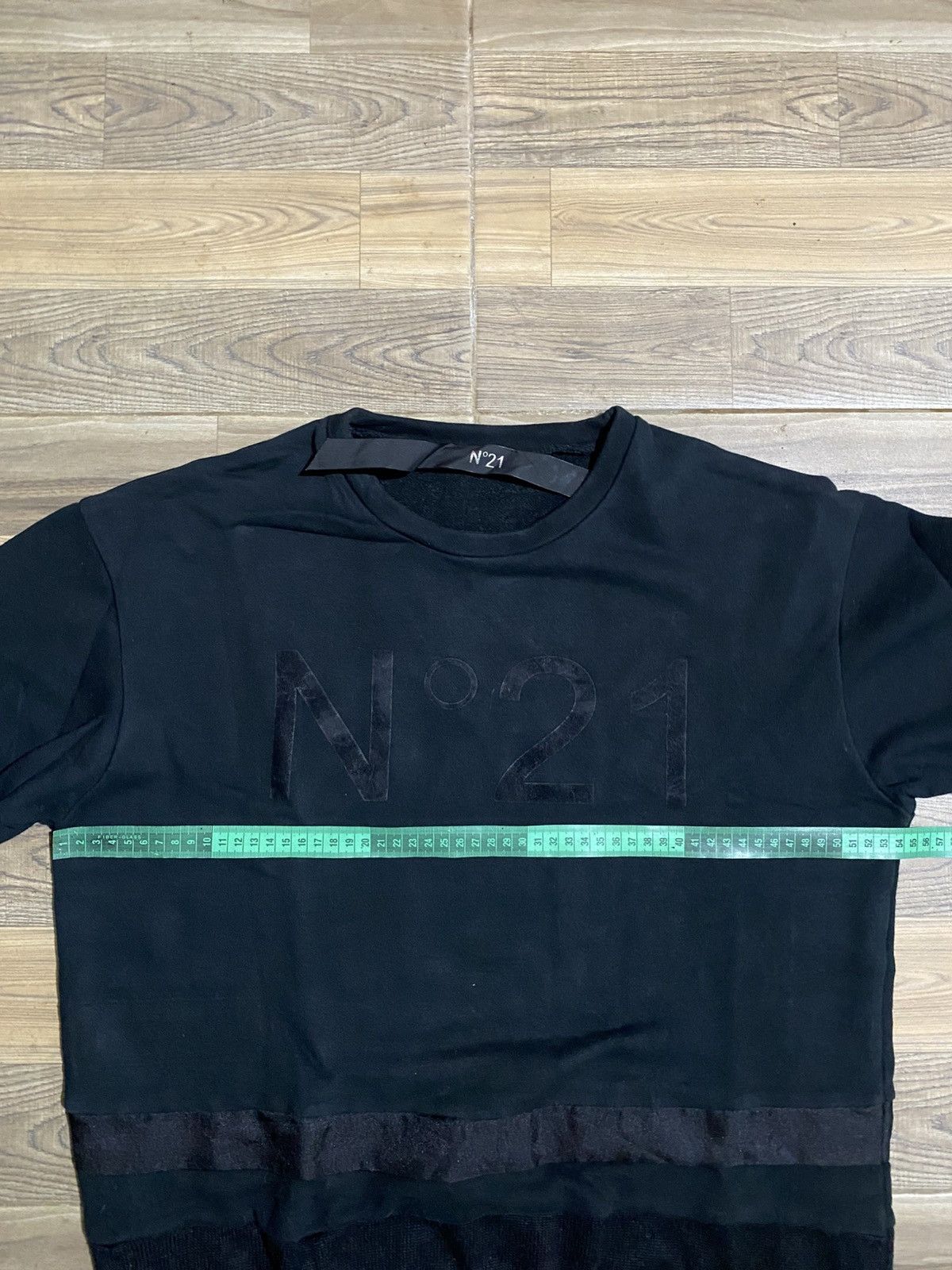 Alessandro Dell'acqua × N21 ALESSANDRO DELL’ACQUA N21 SWEATSHIRT BLACK ON BLACK UNISEX Size US L / EU 52-54 / 3 - 9 Thumbnail