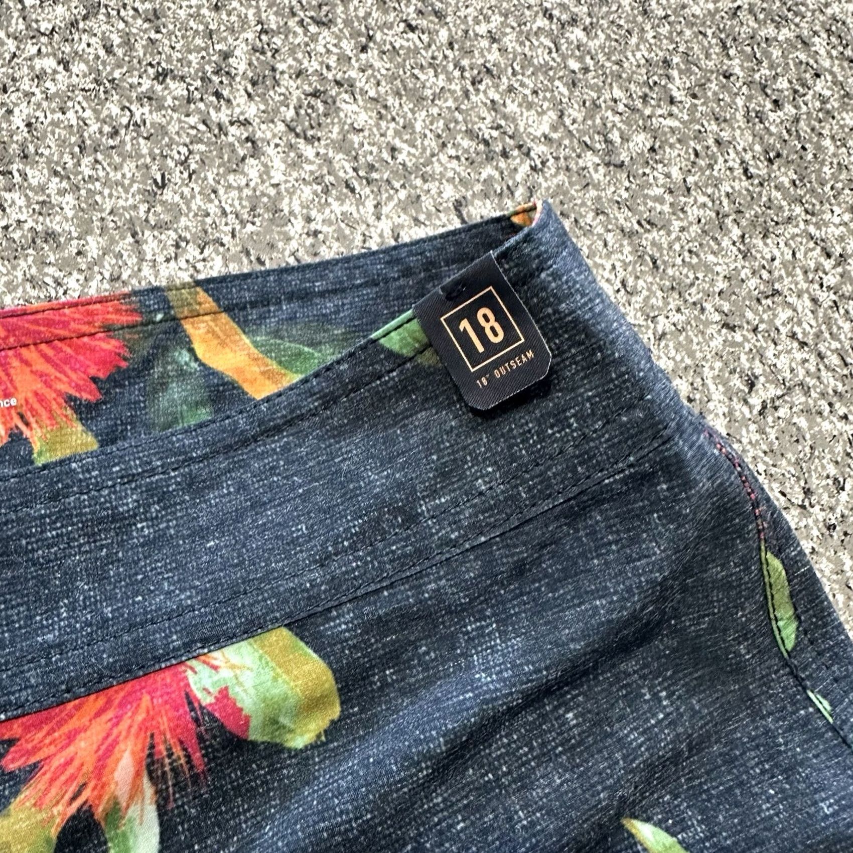 Roark Roark Boardshorts Mens 33 Swim Shorts Trunks 18” Floral Blue Roark Floral Board Shorts Men 33 XS? Size US 33 - 3 Thumbnail