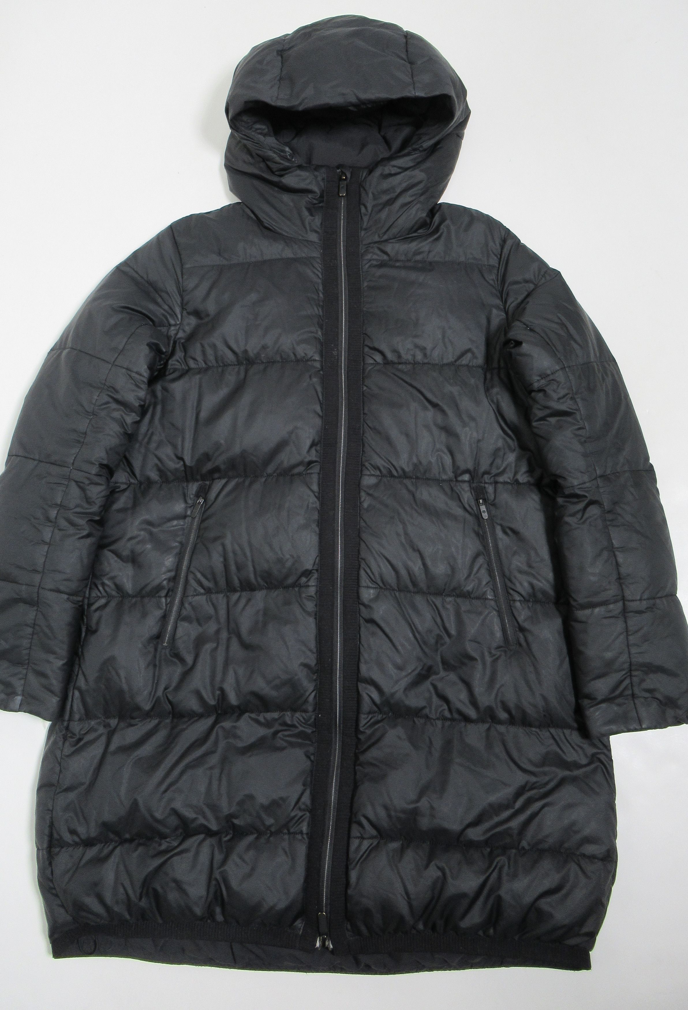 Lululemon Cloudscape Long Jacket Black Glyde, Goose Down