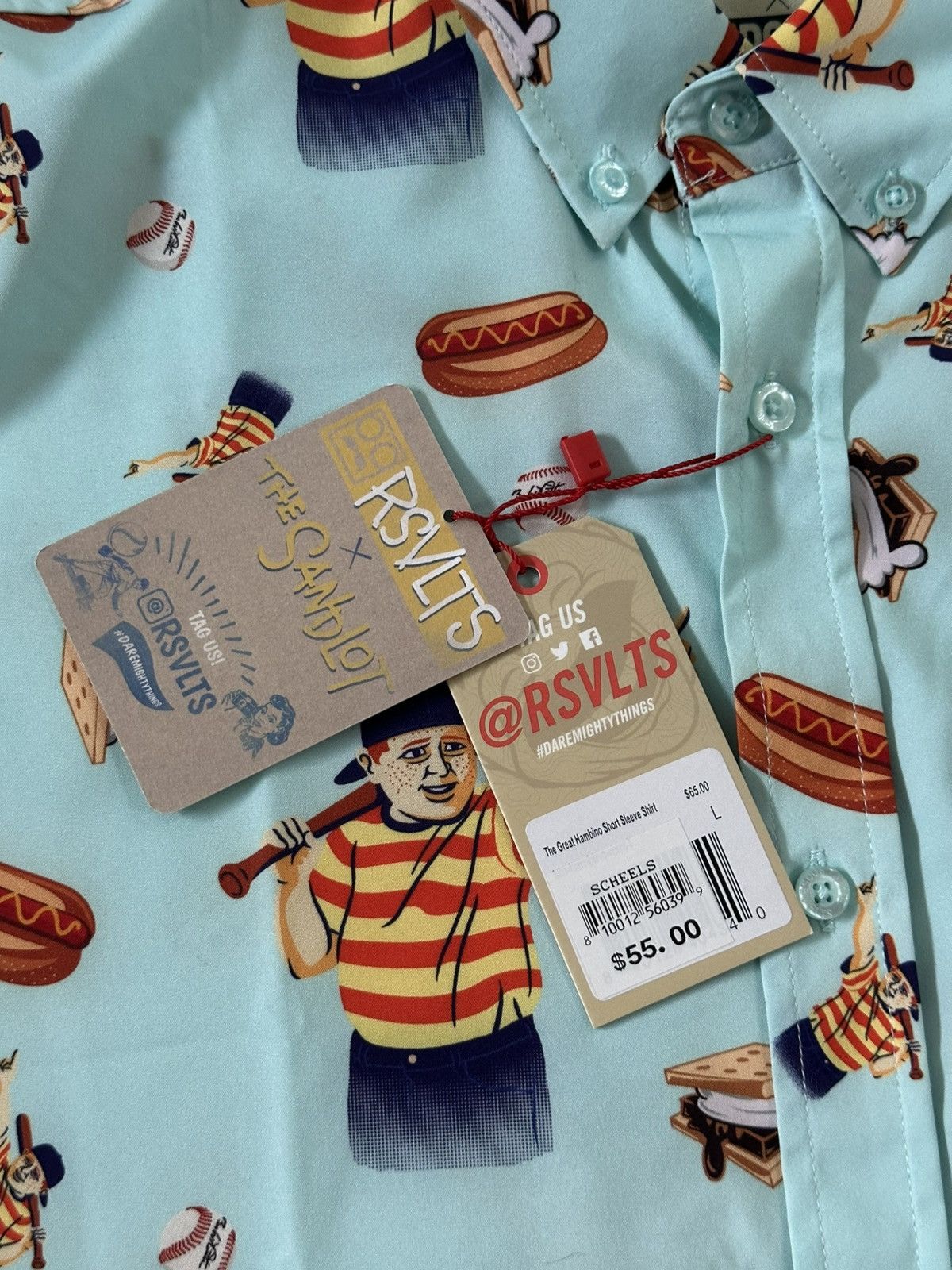 Other RSVLTS Sandlot Great Hambino KUNUFLEX Short Sleeve Shirt L Size US L / EU 52-54 / 3 - 4 Thumbnail